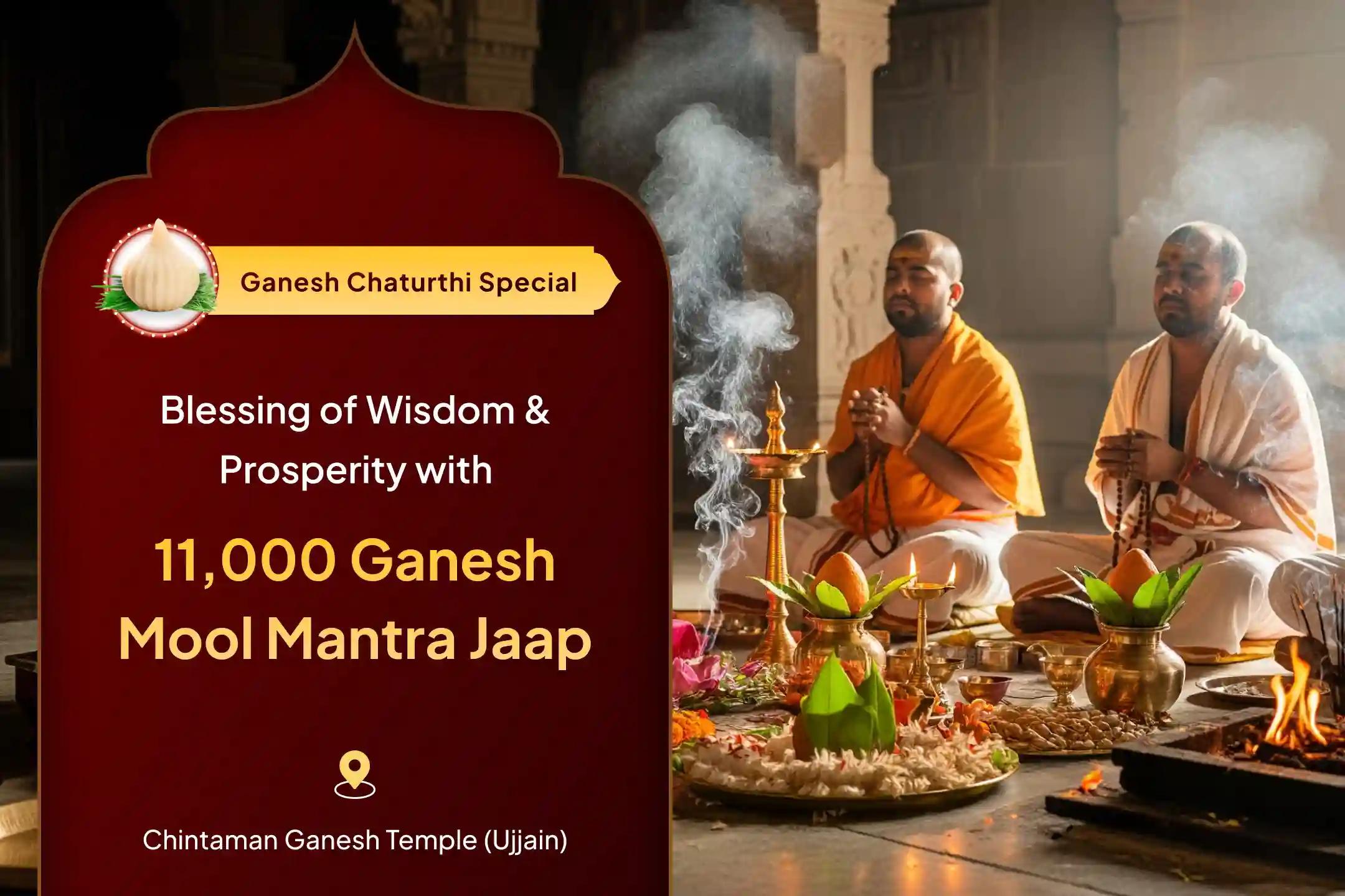 Ganesh Chaturthi Special 11,000 Ganesh Mool Mantra Jaap and Dwadash Ganesh Stotra Path for the Blessing of Success in Education and Better Decision-Making
