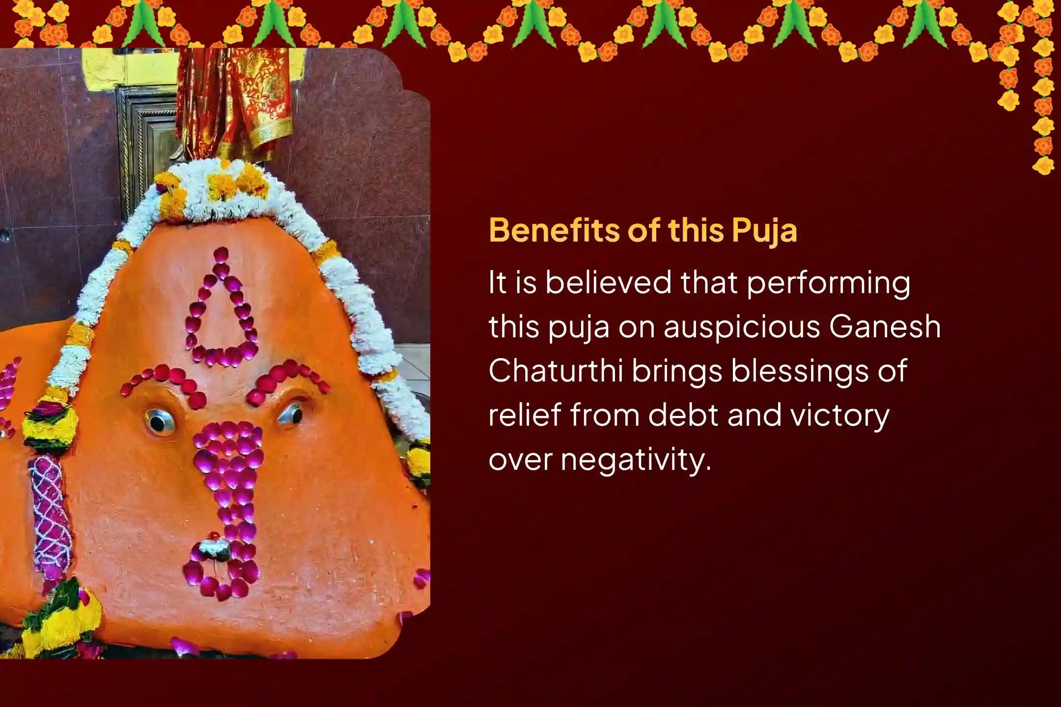 Participate in the Ganesh Chaturthi 'Debt Relief' Special Rin Nashak Ganesh Stotra Path and 1008 Ganesh Durva Archana for the blessing of debt-relief and abundance of wealth.