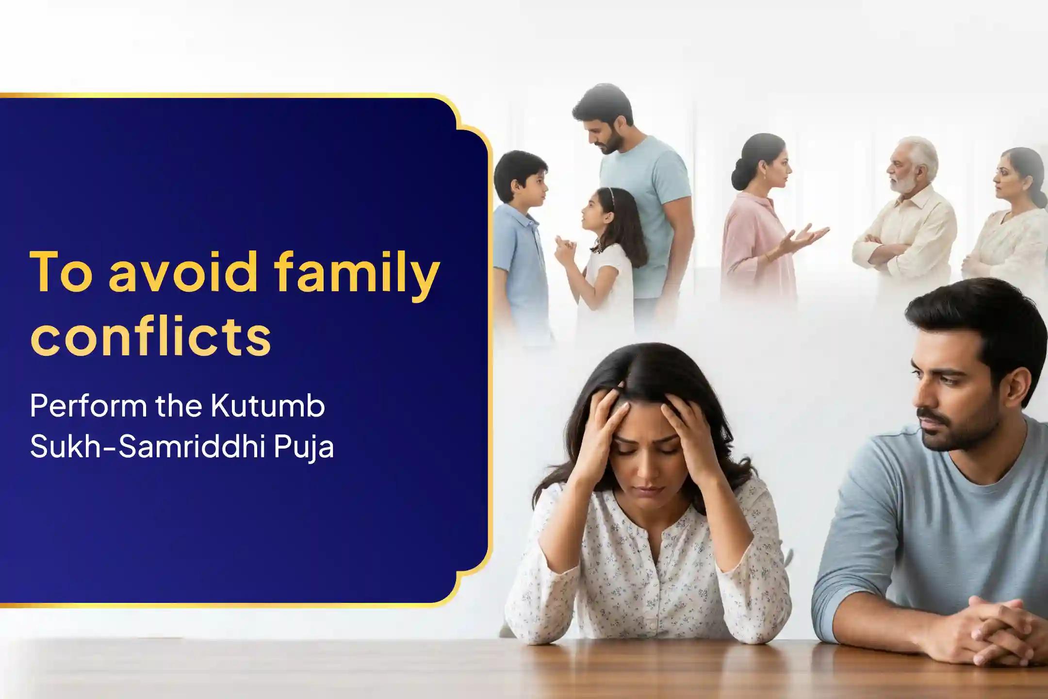 A special ritual for family harmony and balance Kutumb Sukh-Shanti Puja for removing discord and negativity in the family
