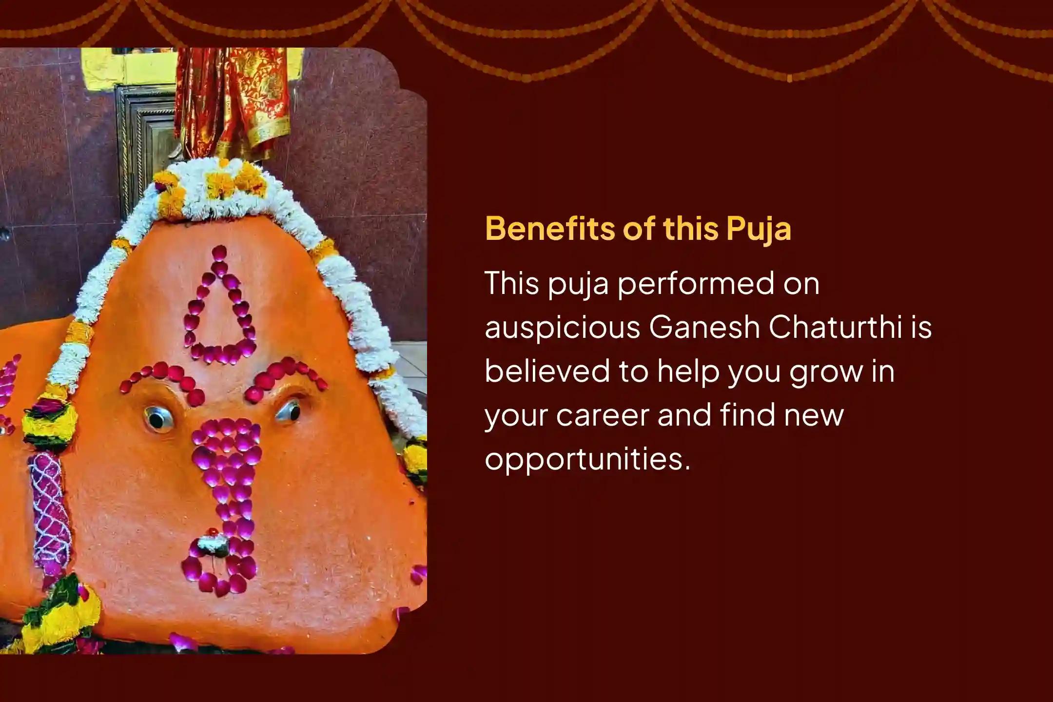 Participate in the Ganesh Chaturthi Career Excellence Special Ganesha Puja for Career Breakthrough and Dream Job to excel in your career and remove the roadblocks