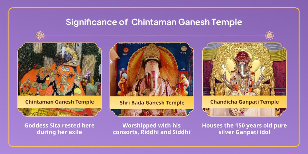 Ganesh Chaturthi Ganpati 3 Temple Durva & Modak Chadhava