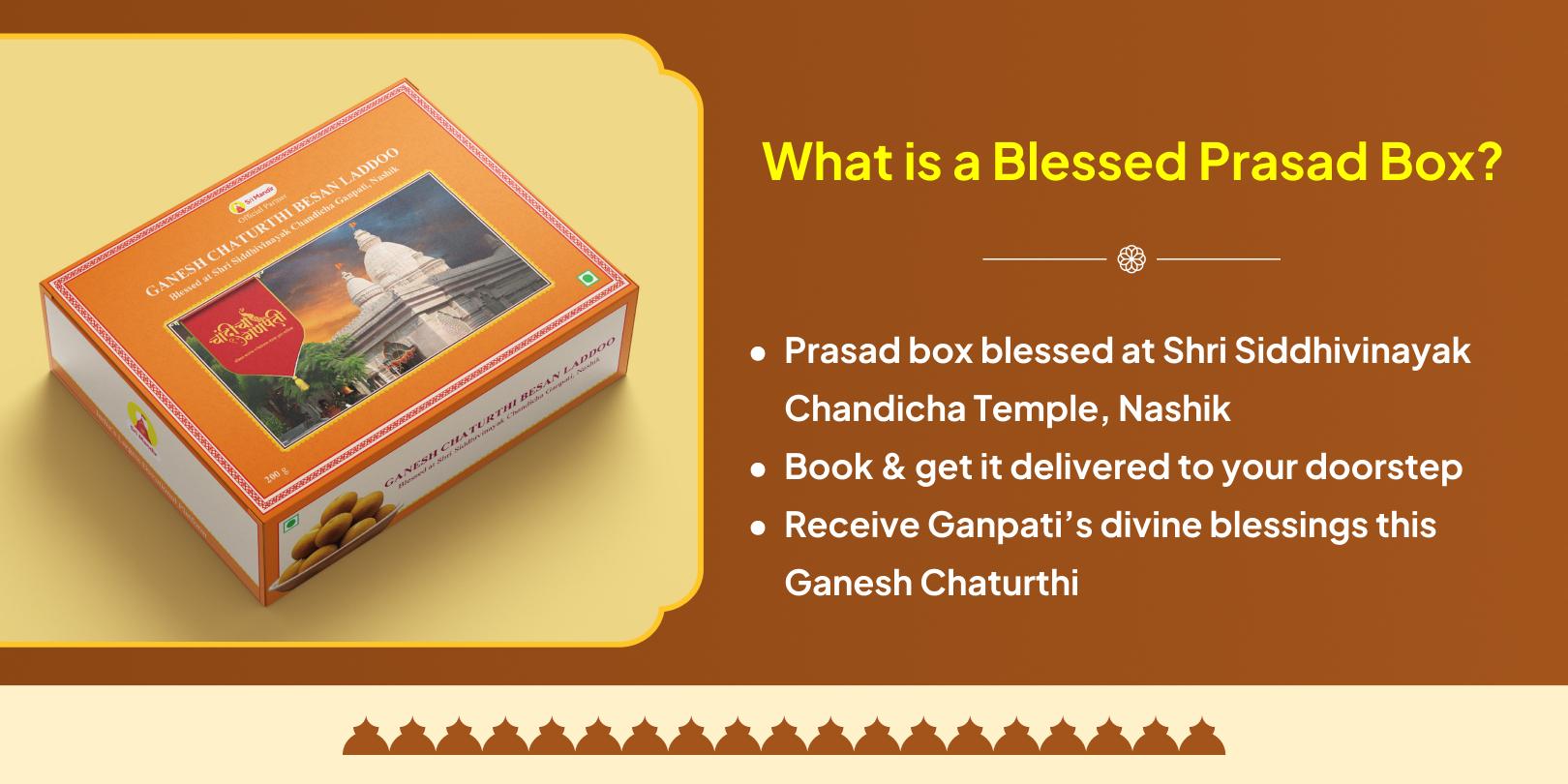 Ganesh Chaturthi Siddhivinayak Blessed Laddoo Home Delivery