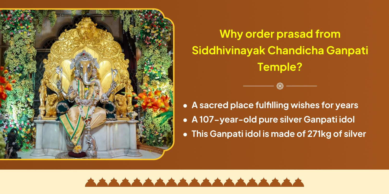 Ganesh Chaturthi Siddhivinayak Blessed Laddoo Home Delivery