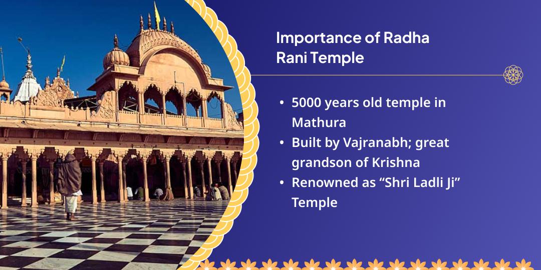 Radhashtami Barsana Radha Rani Temple Chadhava