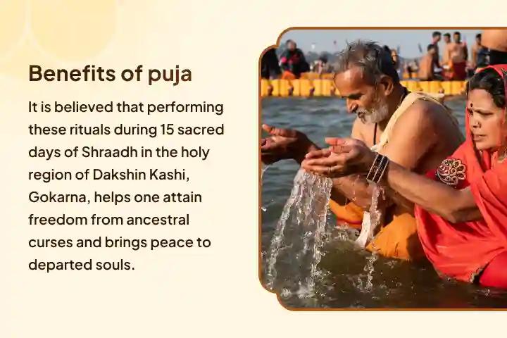 15 Day Gokarna Pitru Shanti Special Gokarna 15 Day Narayan Bali, Tripindi and Pitru Dosh Shanti Puja for comprehensive ancestral karma resolution.