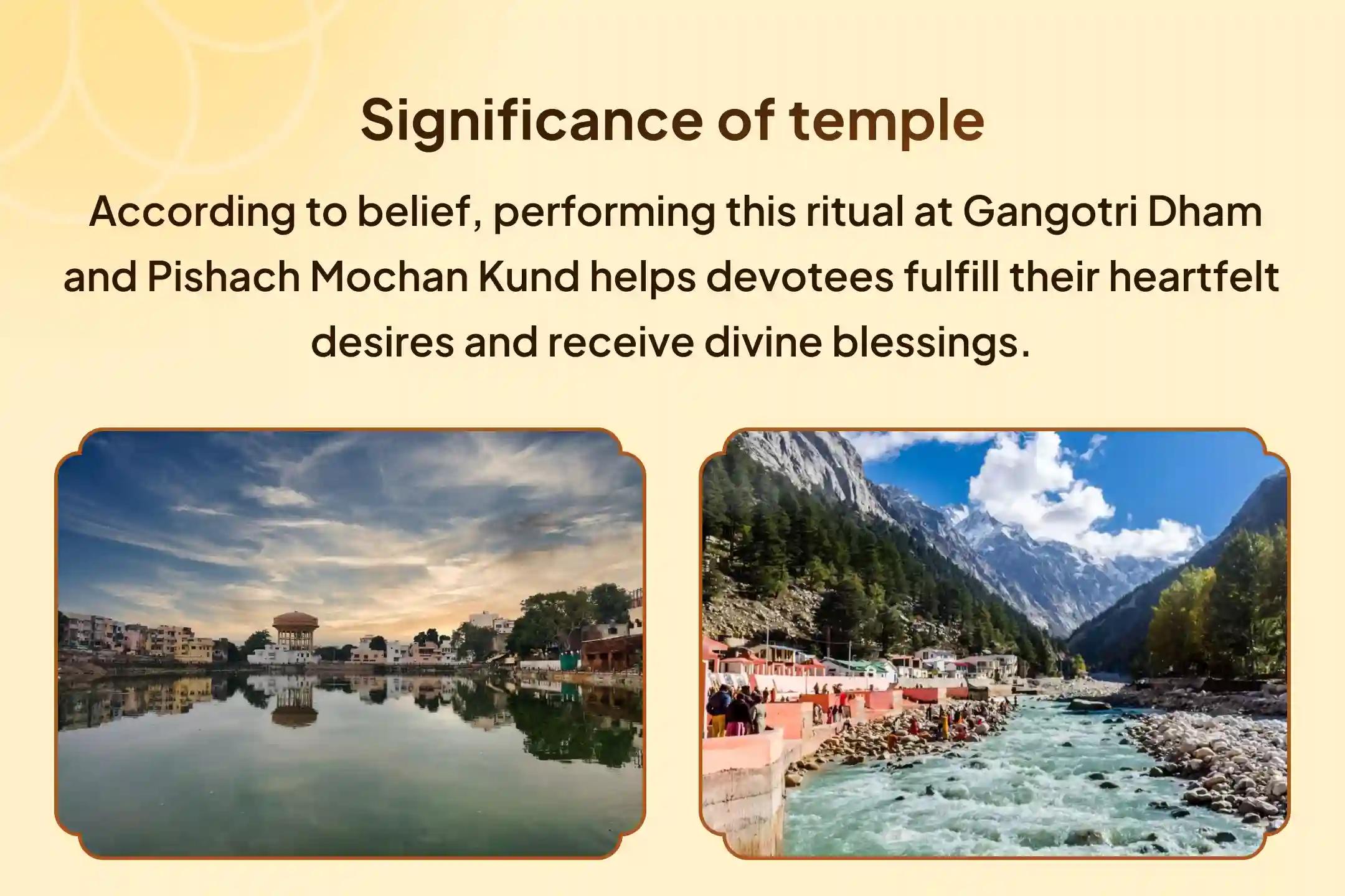 Pitru Paksha Gangotri Dham Special Pitru Dosh Shanti Mahapuja and Gangotri Dham Ganga Abhishek Puja for Peace of Ancestors' Souls and Resolving Family Disputes