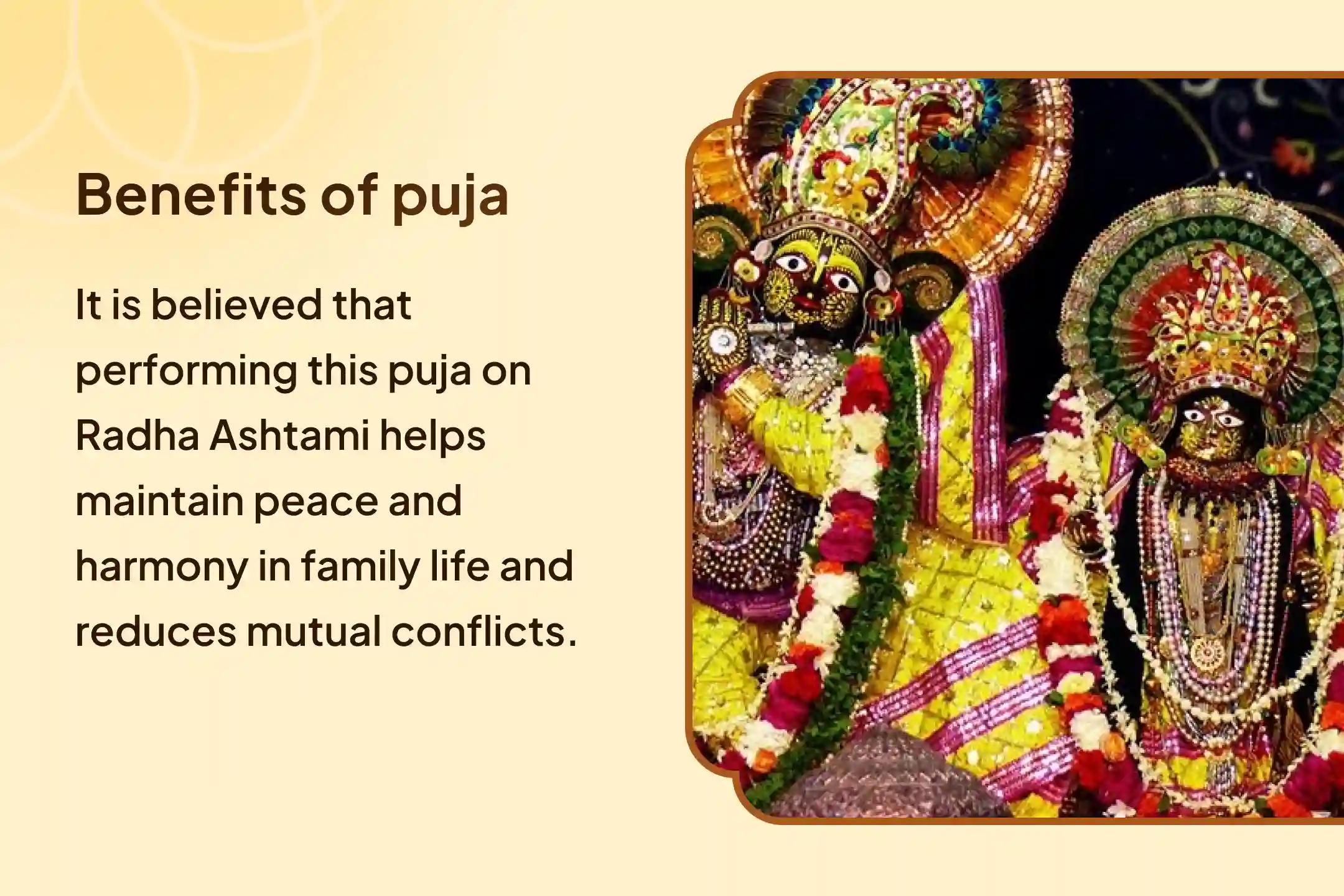 Radha Ashtami Radha-Krishna Special Radha Krishn Panchamrit Abhishek, and Radha Krishn Adbhud Shringaar Anushthaan For Blessings of a Harmonious Family Life and Resolving Conflicts