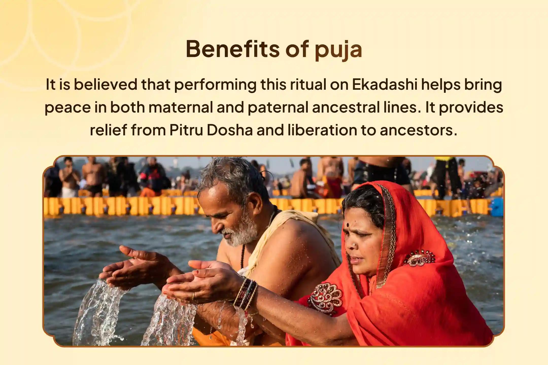 Maha Teerth Kshetra Karmic Detox Special Kashi-Rameshwaram-Gokarna Ekadashi Pitru Shanti Puja and Yagya for Ancestral Karmic Relief and Peaceful Life