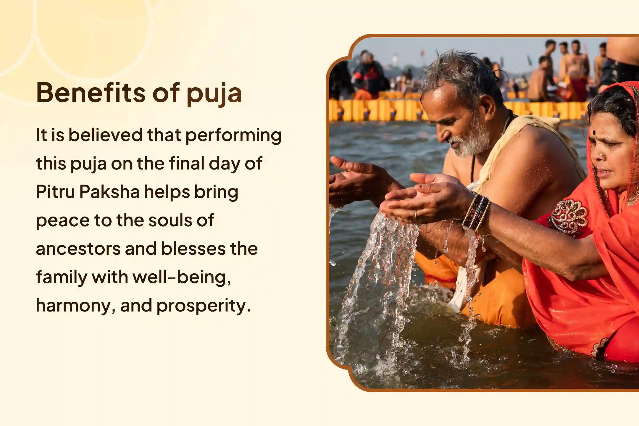 Mahalaya Amavasya Rameshwaram Ghat Special Pitru Dosh Shanti Mahapuja and Til Tarpanam For peace of ancestors' souls and resolving family disputes
