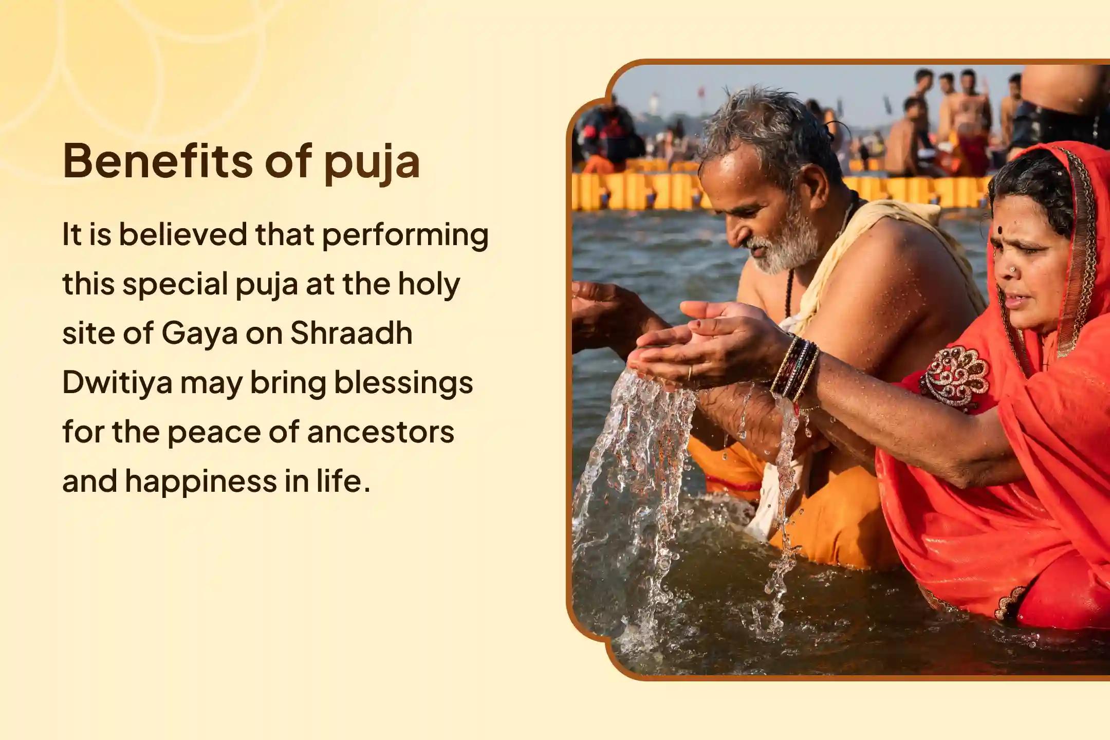 Shraadh Dwitiya Falgu Ghat Special Pind Daan, Tripindi Shraadh, and Pitru Tarpan for Peace of Ancestors' Souls and Resolving Family Disputes