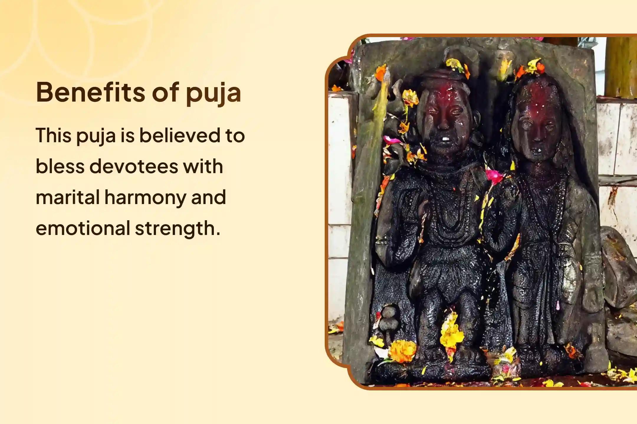 Shiv-Parvati Vivah Puja for Relationship Blessings Triyuginarayan Shiv–Parvati Vivah Pujan & Ardhanarishwara Abhishek for Strengthening Relationships and Healing Past Wounds
