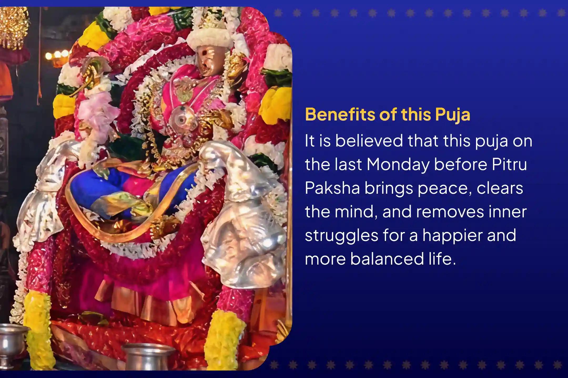 Participate in the Last Monday before Pitru Paksha Special Arunachalam Kshetra Special Rudrabhishek Puja and Homam to receive blessings of Lord and bliss in life.