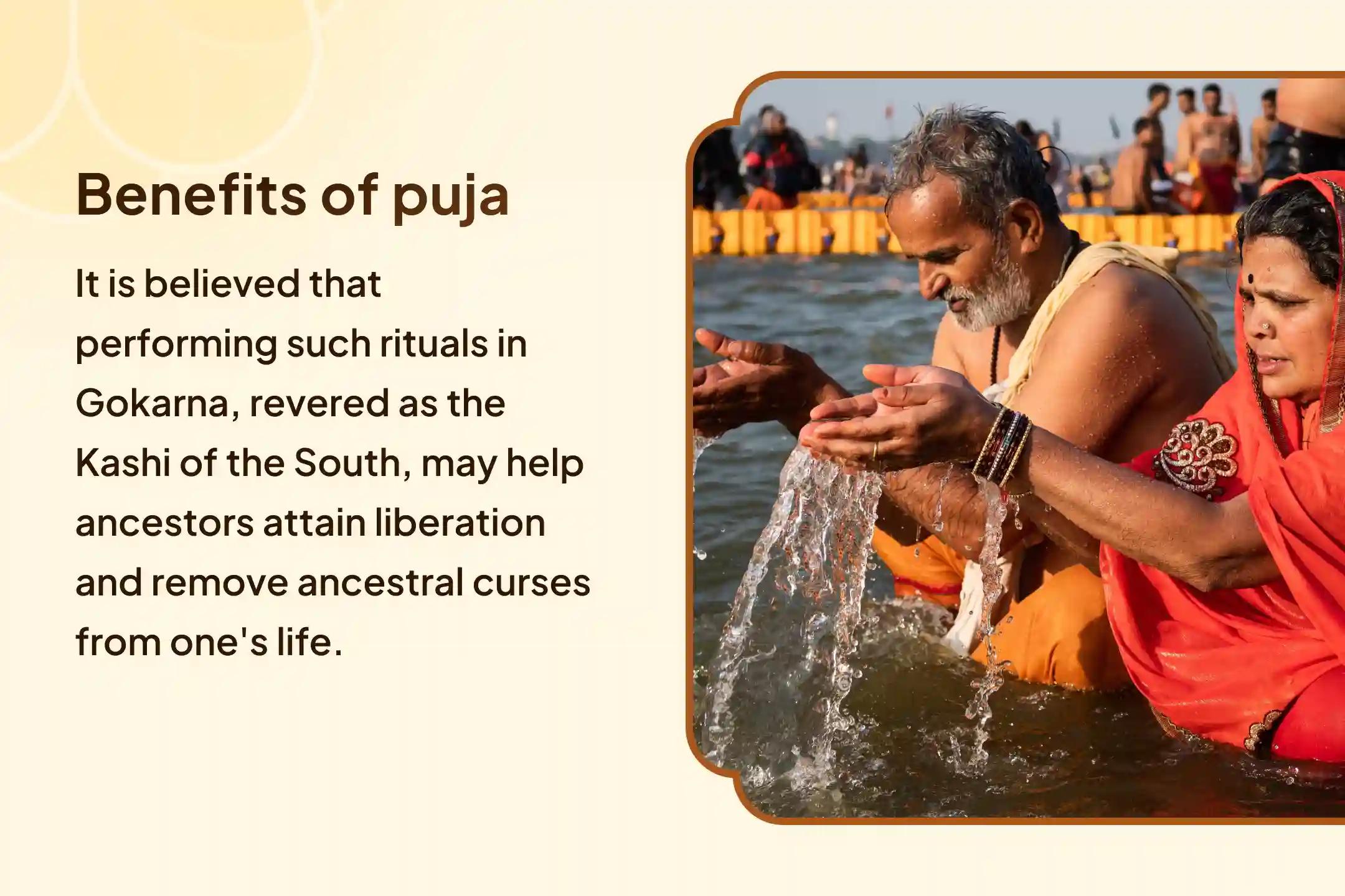 Gokarna Pitru Mukti Anushthan Gokarna Narayan Bali and Nag Bali Puja To remove ancestral curses and enhance family unity
