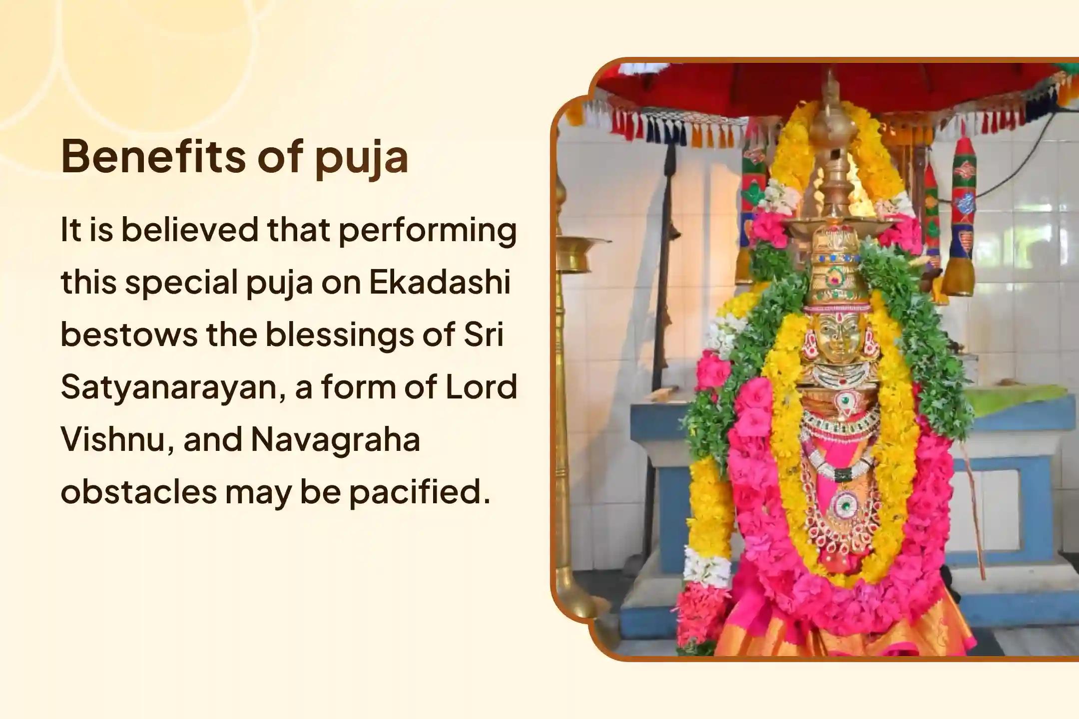 Last Ekadashi Before Pitru Paksha Satyanarayan Special Satyanarayan Katha and Sampoorna Navagraha Shanti Puja for Enhancing Material Prosperity and Promoting Emotional Well-Being
