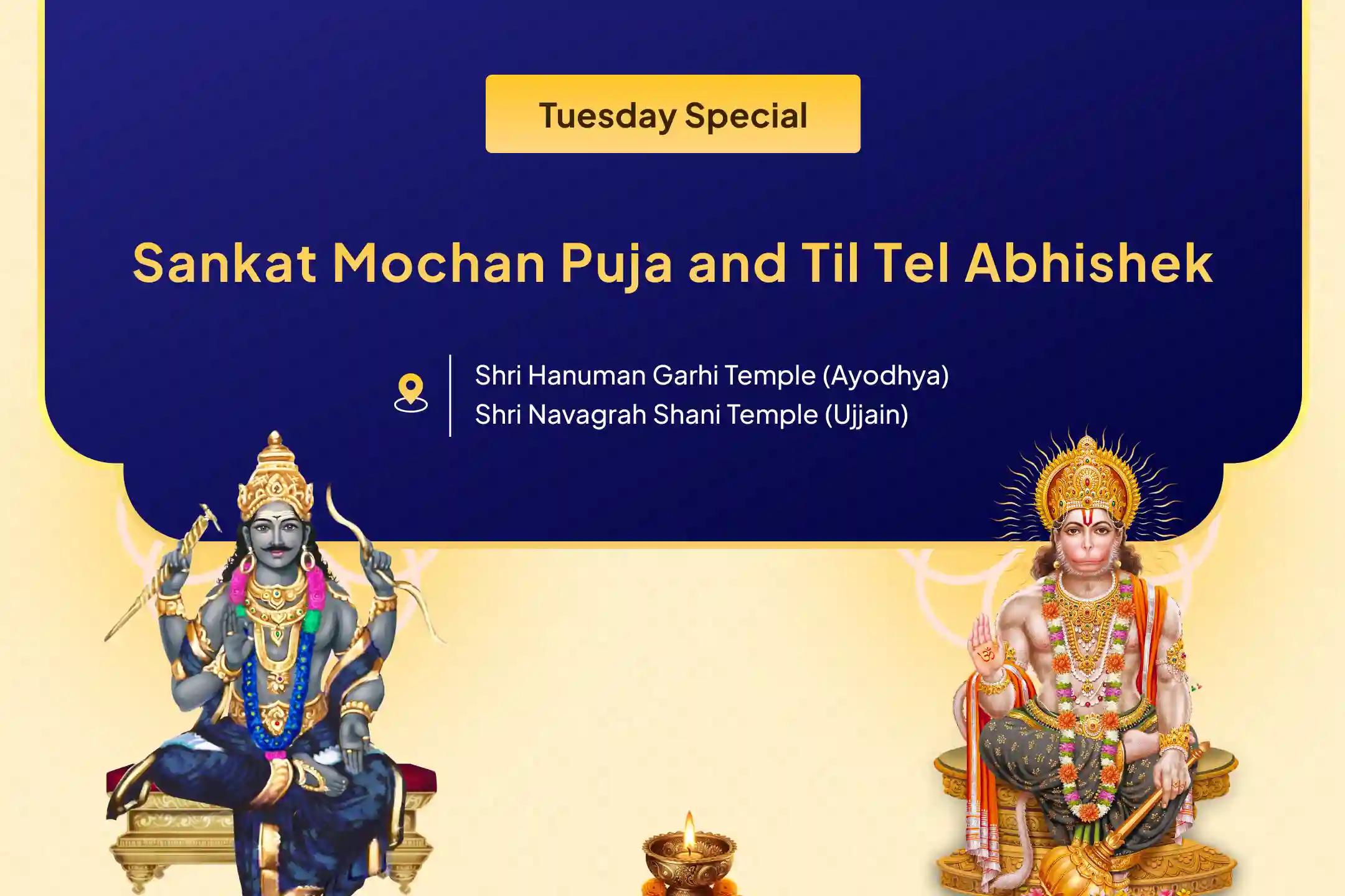 Hanuman-Shani Kripa for Obstacle Removal Hanuman Garhi Sankat Mochan Puja and Shani Til Tel Abhishek for Courage and Fearlessness to Overcome Challenges