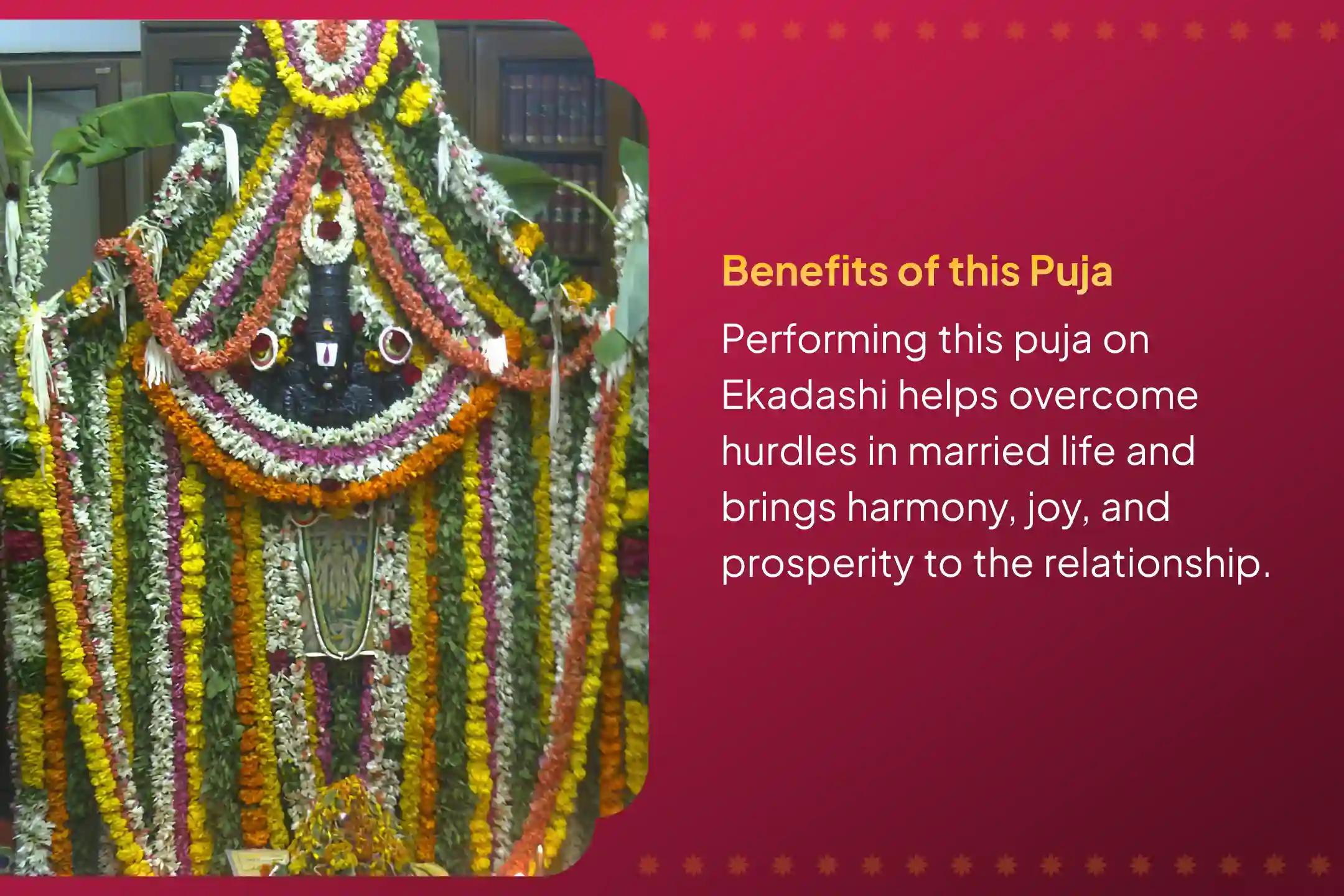 Participate in the Last Ekadashi before Pitru Paksha Kalyanotsvam Special Lakshmi Narayan Kalyanotsavam For Overcoming Delays in Marriage and Seeking Relationship Bliss.