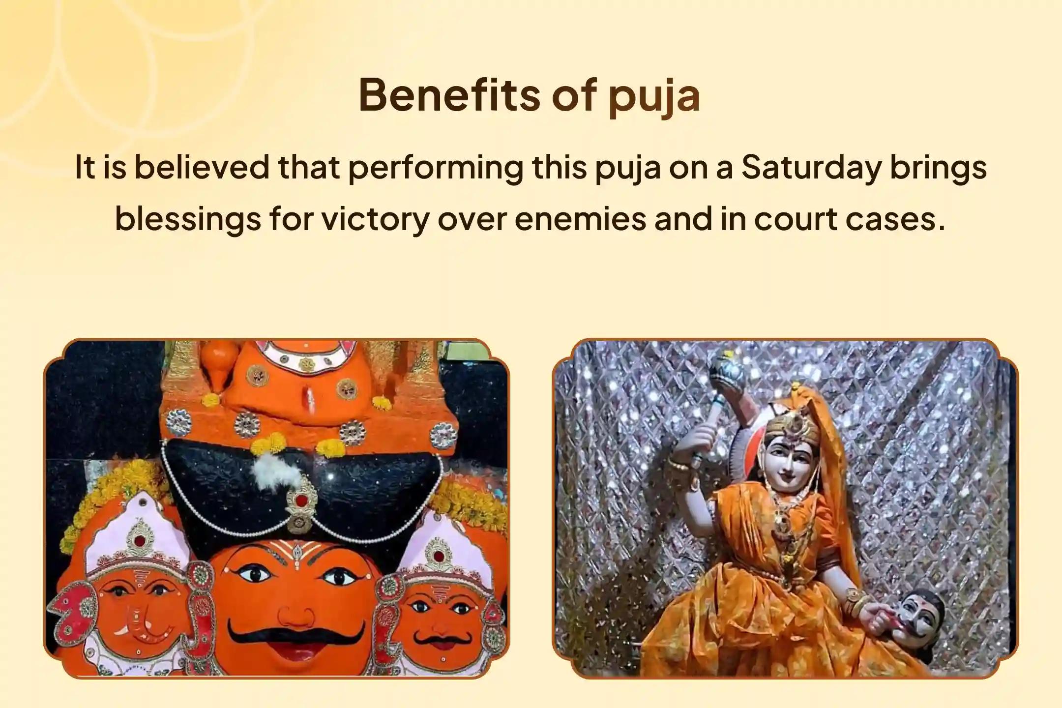 Saturday Bagalamukhi-Shani Combo Legal Victory Special Legal Victory Sankalp Puja and Shani-Bagalamukhi Havan To seek blessings for victory over enemies and in court cases