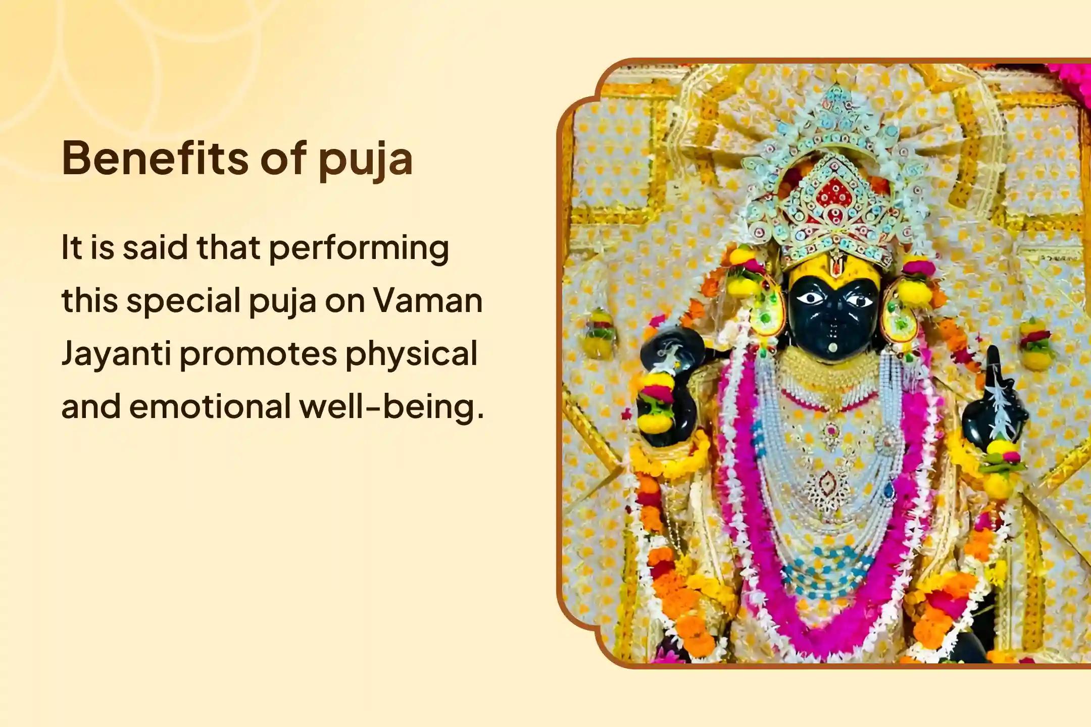 Vaman Jayanti Obstacle Removal Special Vaman Jayanti Vighna Vimochan Mahapuja To remove obstacles in life