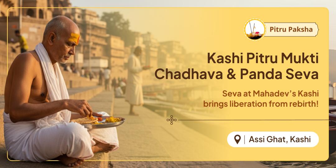 Through the sacred Kashi Pitru Mukti Sankalp at Assi Ghat, offer peace to ancestors on this year’s only time when forefathers come to Earth!