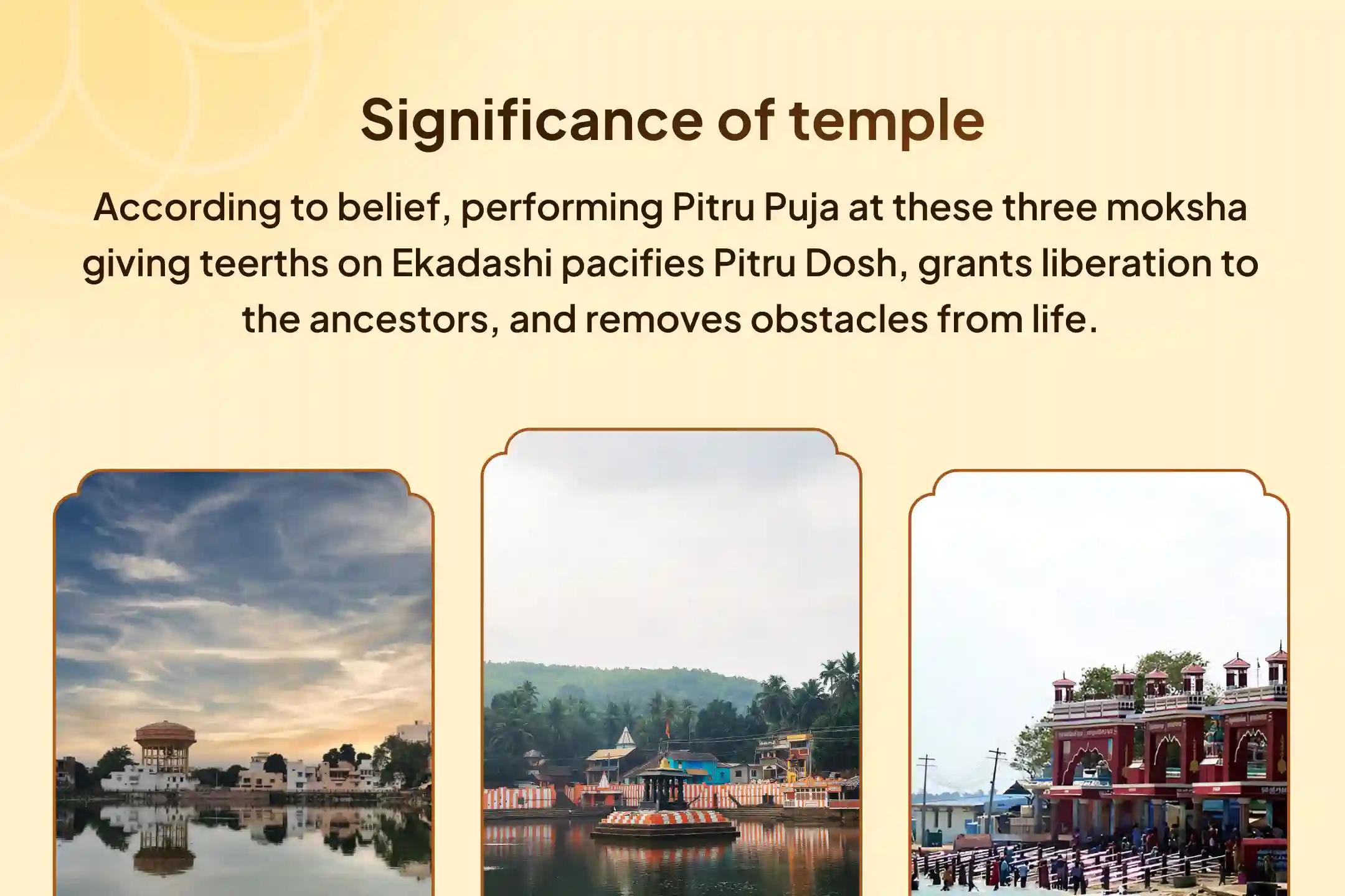 Shraadh Purnima 3 Moksh Teertha Special Kashi-Rameshwaram Ghat-Gokarna Pitru Shanti Puja and Yagya for ancestral karmic relief and resolving family disputes.