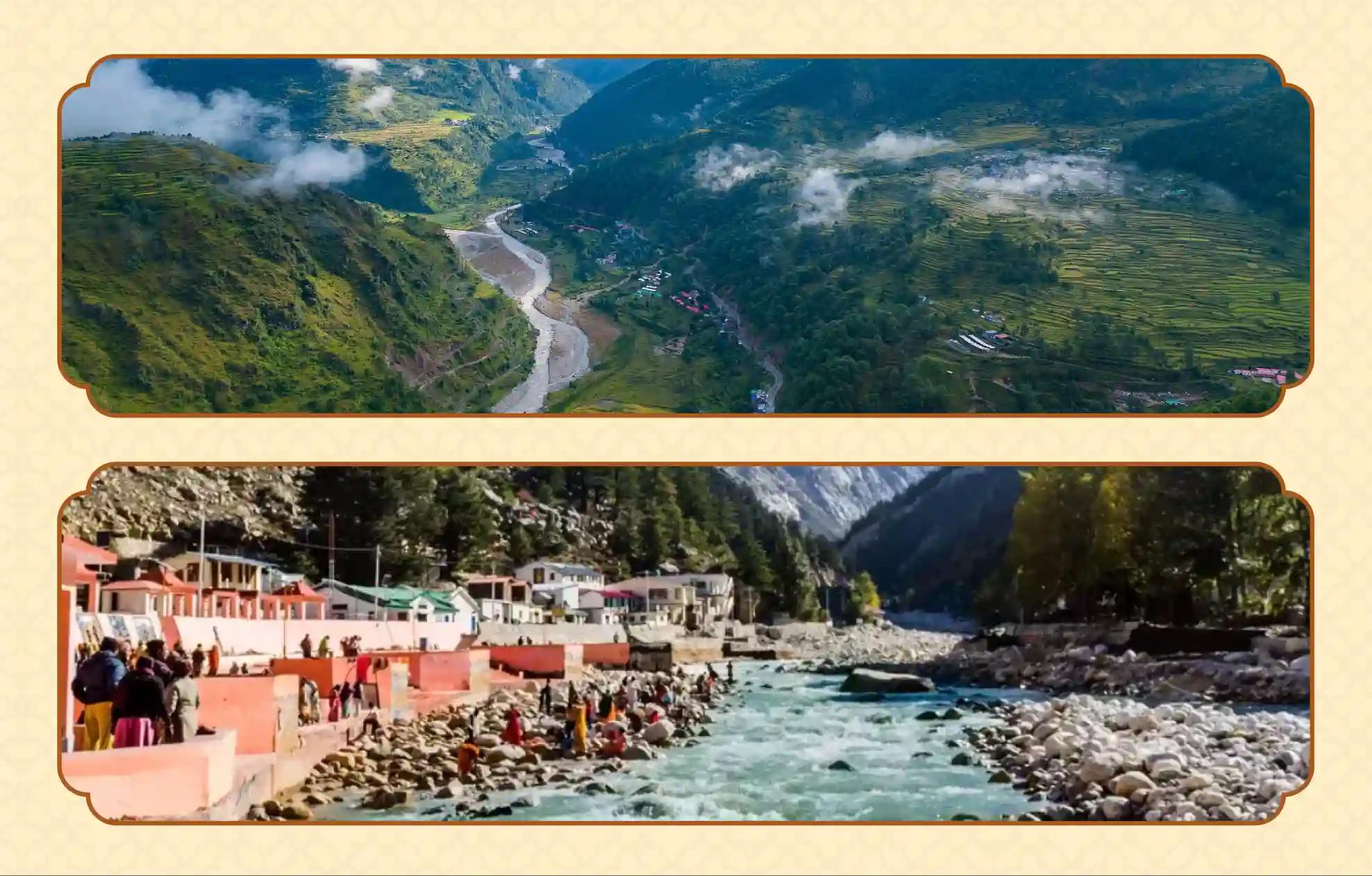 Ganga Ghat, Yamuna Ghat,Shri Gangotri Dham, Shri Yamunotri Dham