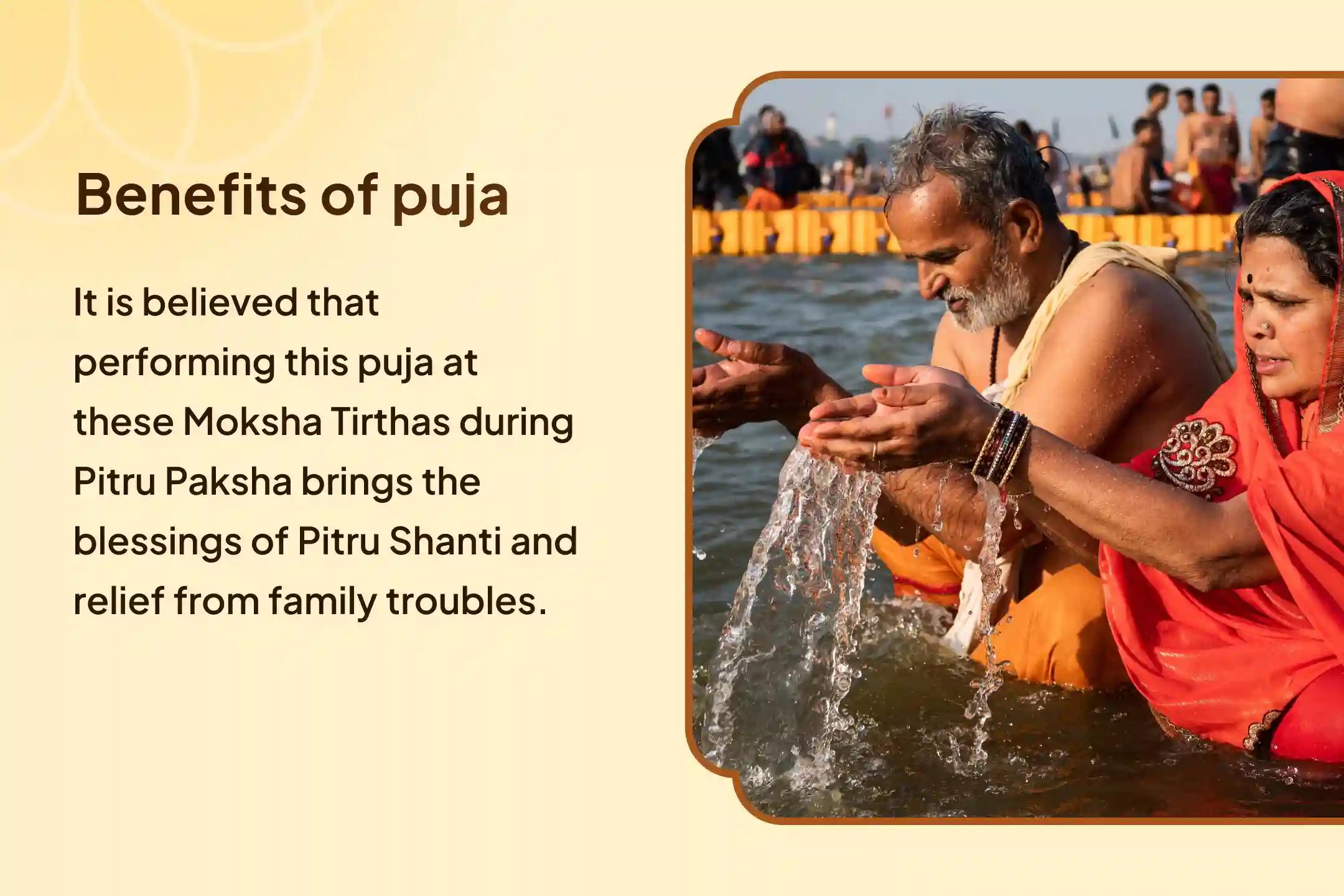 Pitru Shanti Mahapuja and Ganga Abhishek Pitru Dosh Shanti Mahapuja and Gangotri Dham Ganga Abhishek Puja for Peace of Ancestors' Souls and Resolving Family Disputes