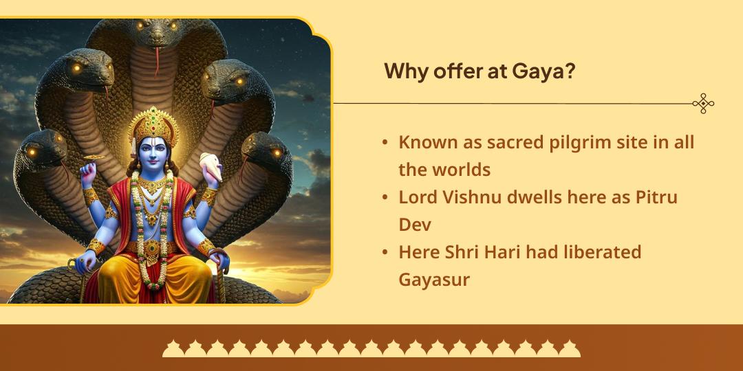 Pitru Paksha Purnima Moksha Teerth Gaya Vishnu Pad Chadhava & Panda Mahaseva