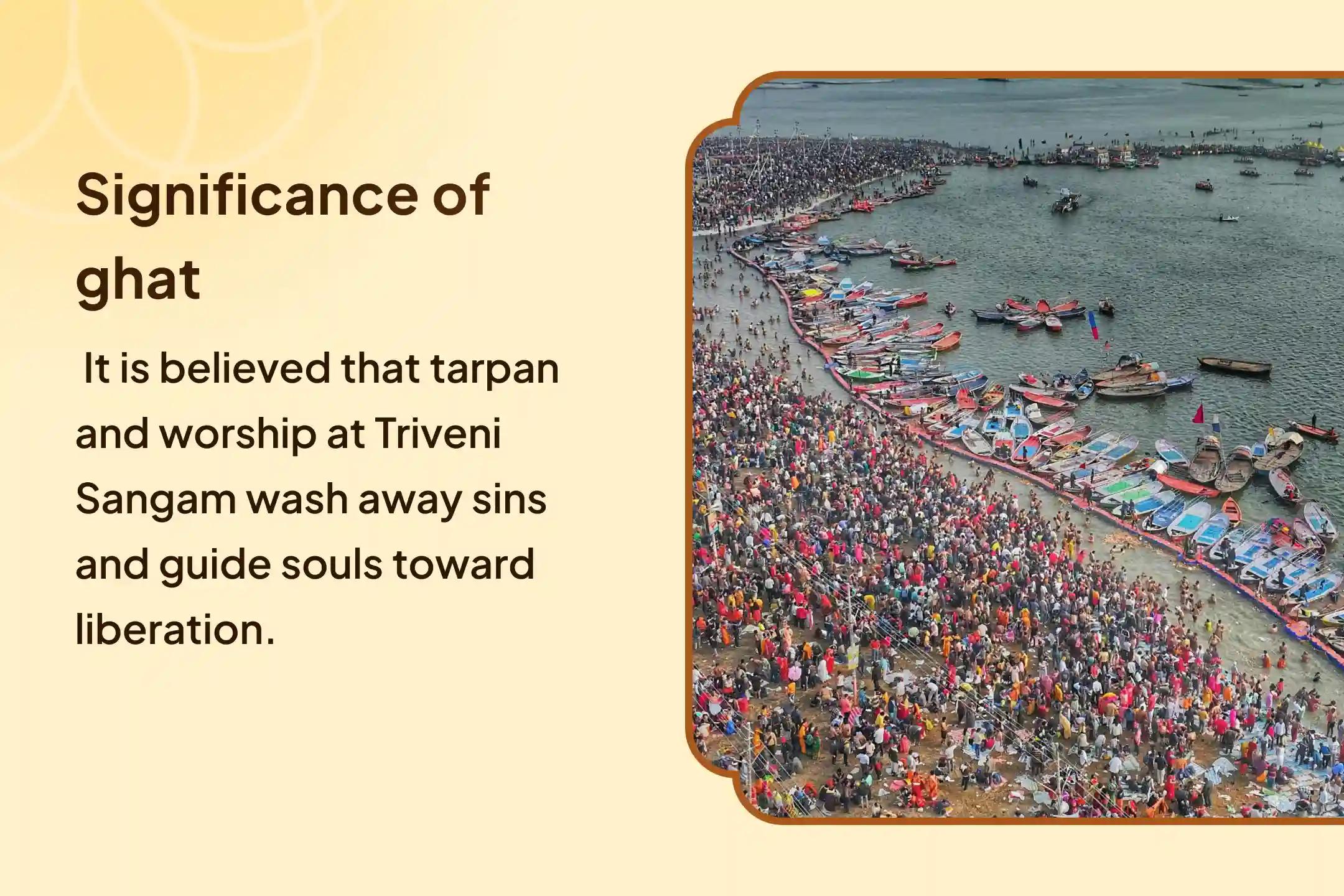 Triveni Sangam Pitru Shanti Special Triveni Sangam Pitru Dosh Shanti Mahapuja and Ganga Yamuna Sarasawati Aarti for Peace of Ancestor's souls and Resolving Family Disputes