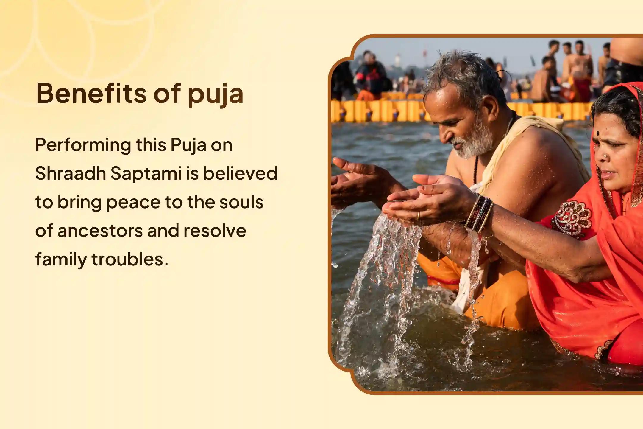Pitru Shanti Mahapuja and Ganga Aarti Pitru Dosh Shanti Mahapuja and Kashi Ganga Aarti for Peace of Ancestors' Souls and Resolving Family Disputes