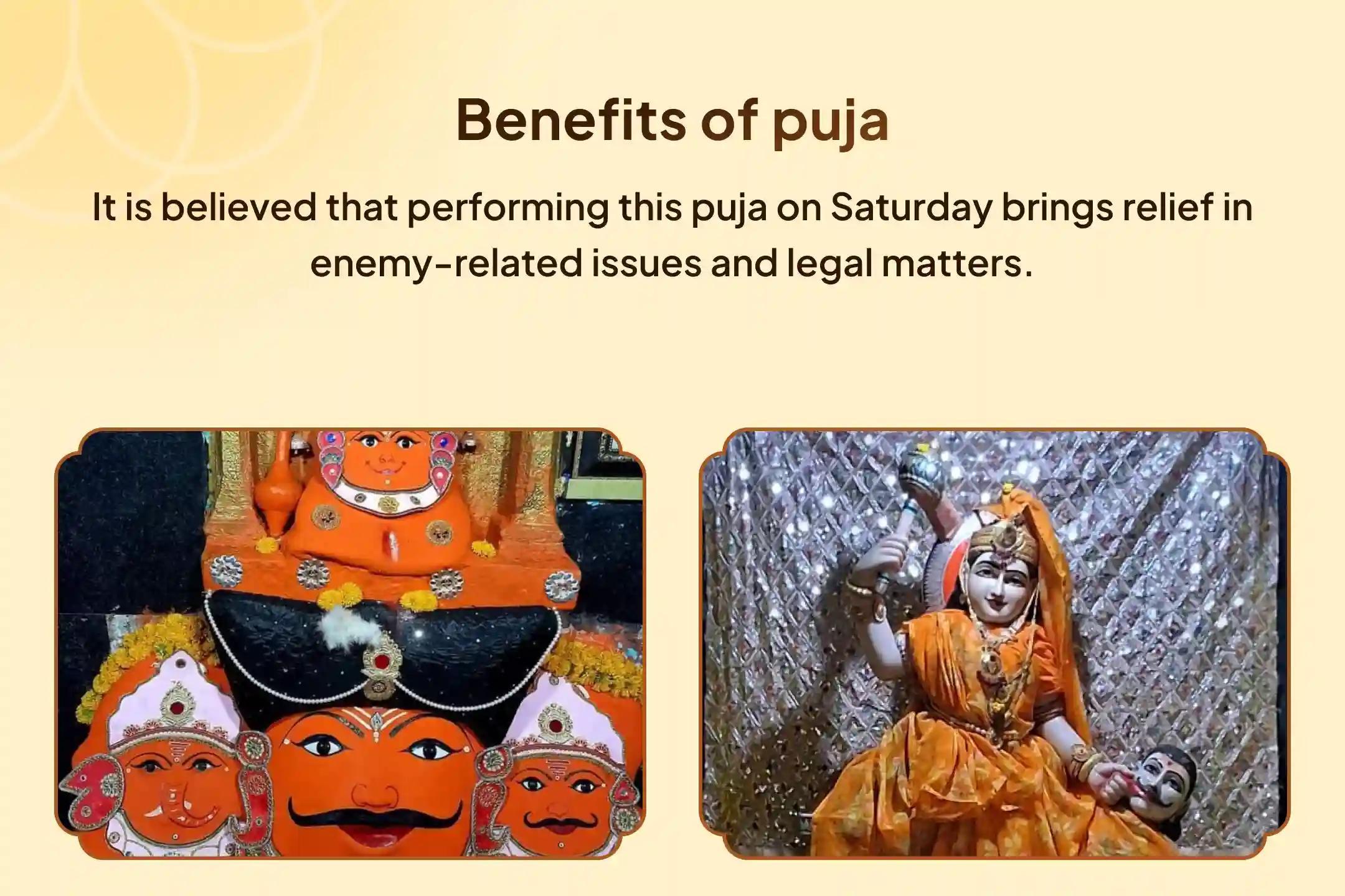 Bagalamukhi-Shani Vijay Havan: Tantra Yukta Shatru Stambhan Maa Bagalamukhi Tantra Yukta Havan and Shani Til Tel Abhishek To Get Blessings for Victory over Enemies and in Court Cases