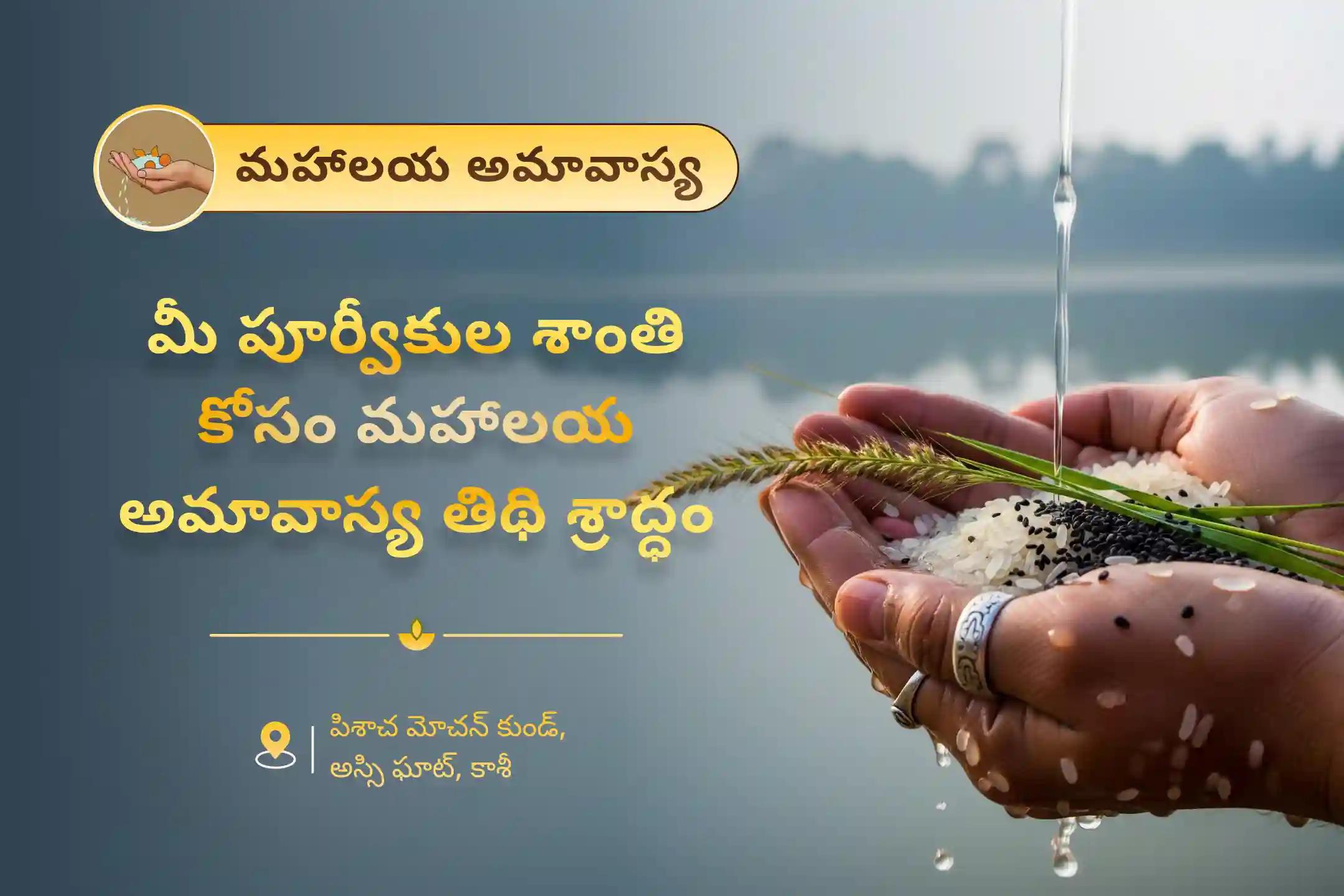 పితృ కర్మ ఉపశమనం మరియు కుటుంబ వివాదాల పరిష్కారం కోసం మహాలయ అమావాస్య శ్రాద్ధం కాశీ ప్రత్యేక మహాలయ అమావాస్య పితృ దోష శాంతి మహాపూజ మరియు కాశీ గంగా హారతిలో పాల్గొనండి
