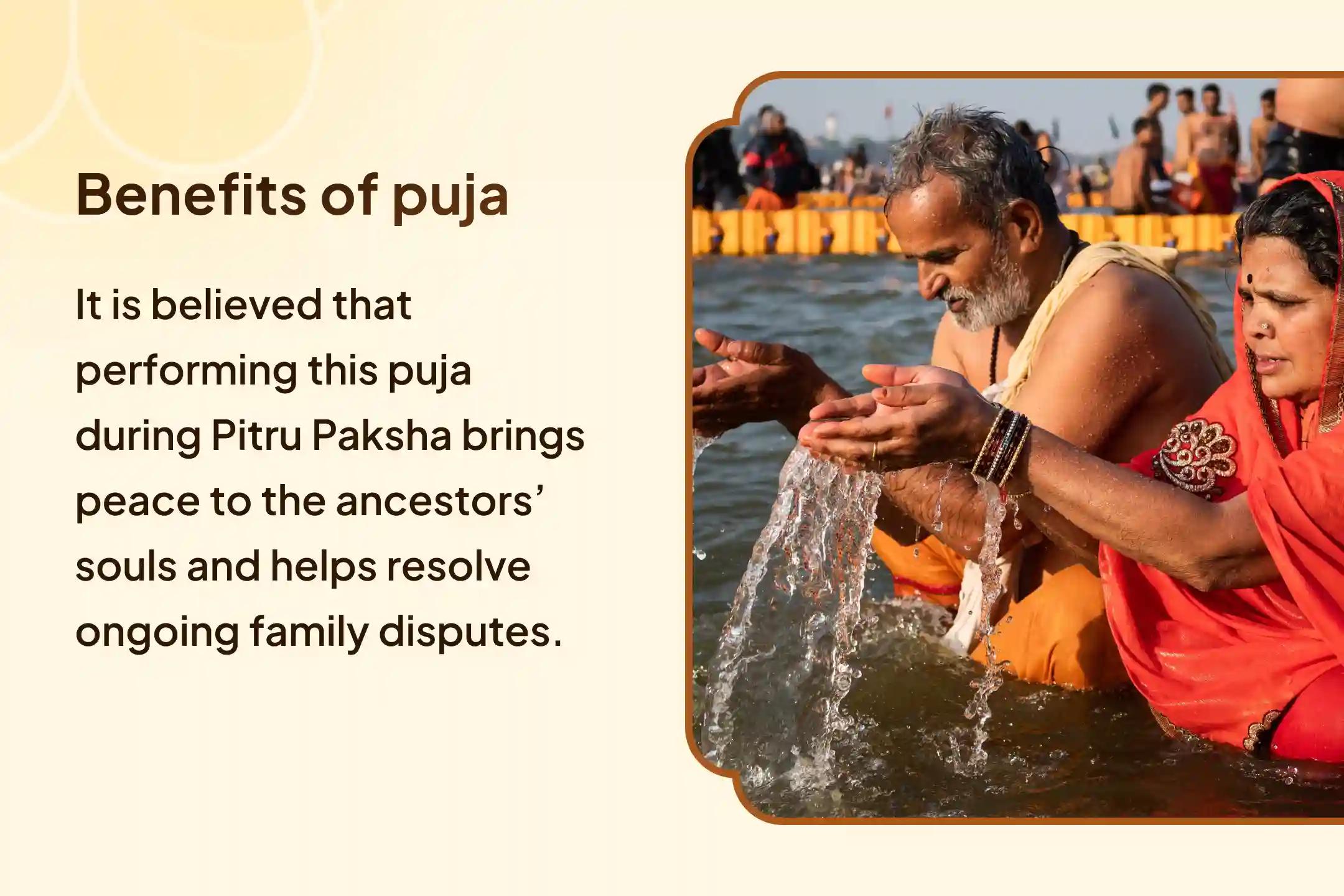 Panch Teerth Pitru Kripa Mahapuja Panch Tirth Pitru Dosha Nivran Puja and Kashi Ganga Aarti for Peace of Ancestor's souls and Resolving Family Disputes