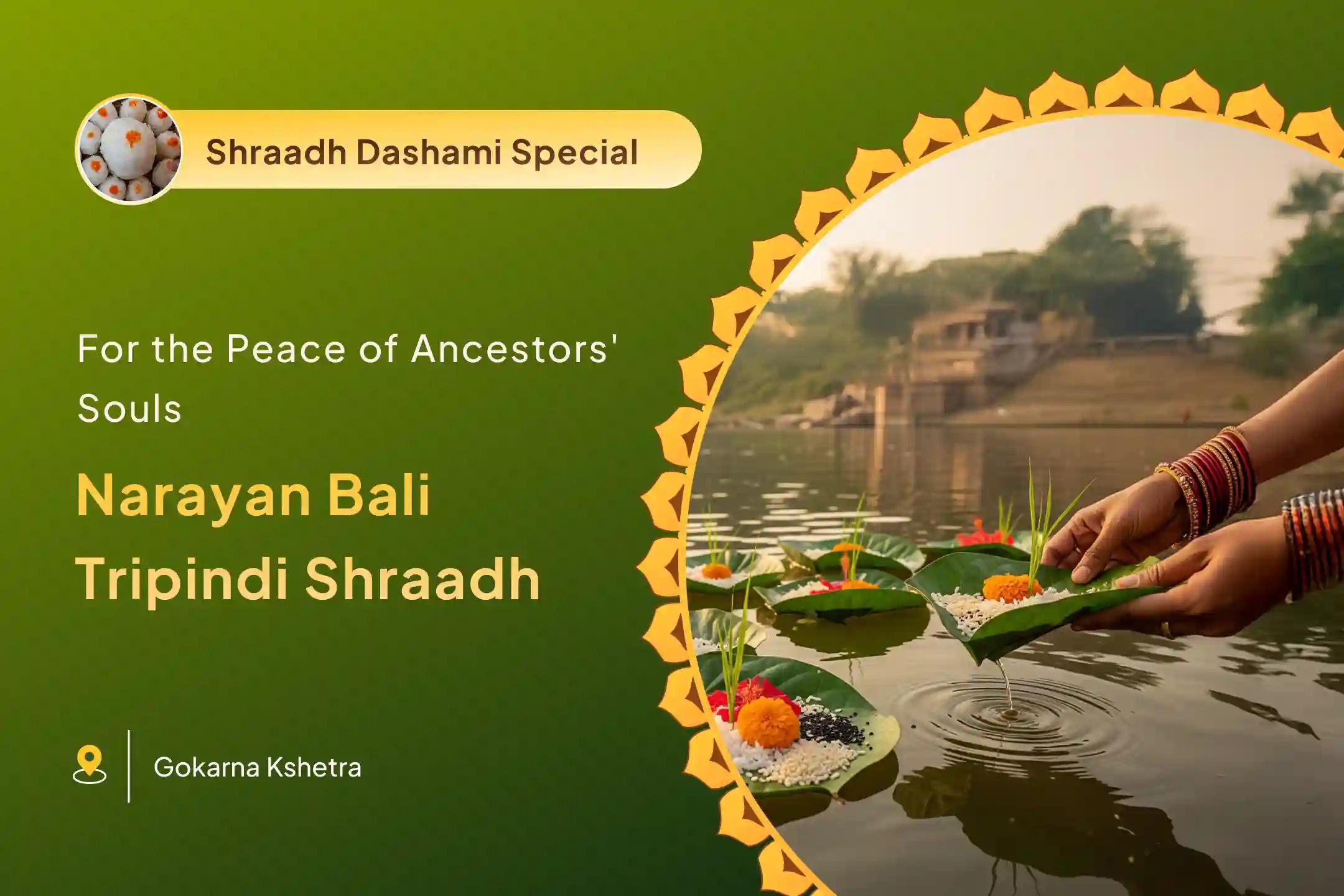 Gokarna Pitru Paksha Narayan Bali Special Narayan Bali Puja, Tripindi Shraadh, Pitru Dosh Shanti Puja to Seek Relief from Ancestral Curses and Bring Peace to Departed Souls