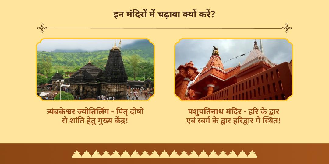 पितृ पक्ष पितृ पति शिव त्र्यंबकेश्वर-पशुपतिनाथ चढ़ावा