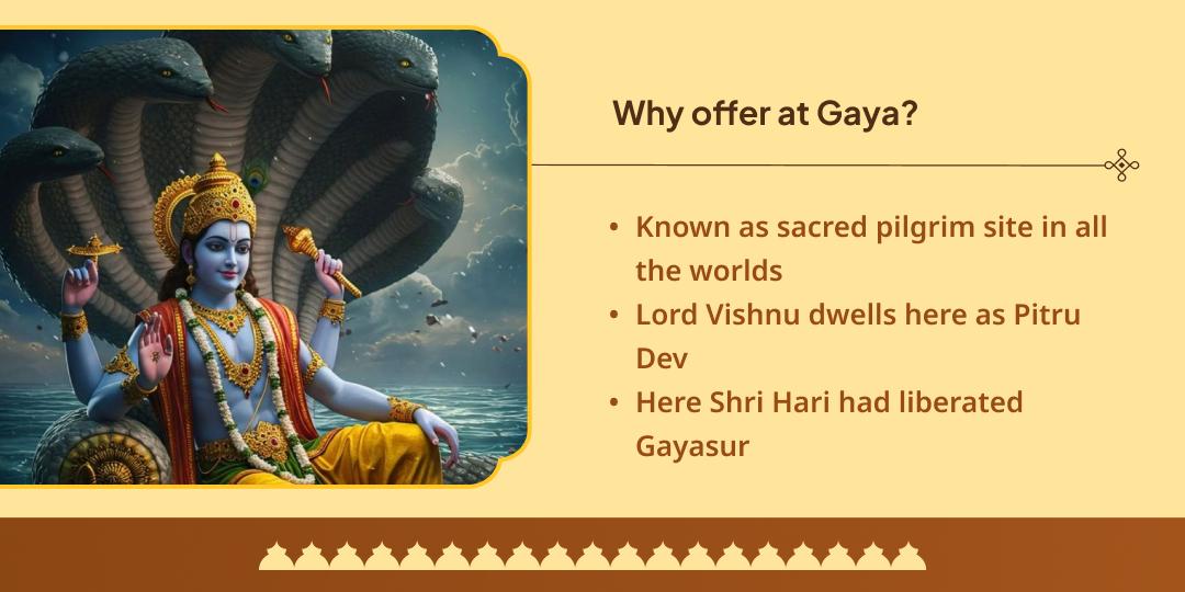 Pitru Paksha Moksha Teerth Gaya Vishnu Pad Chadhava & Panda Mahaseva