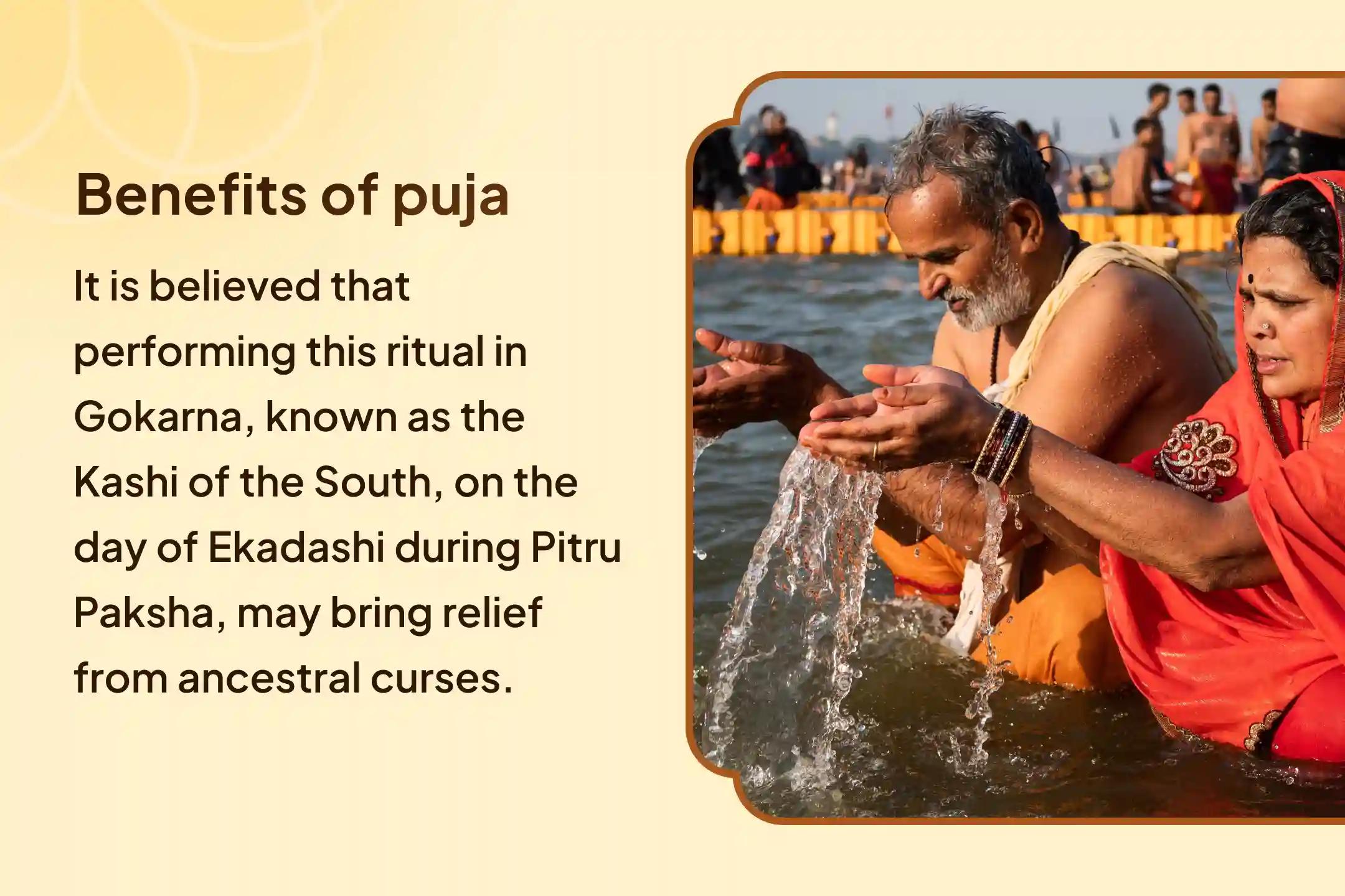 Gokarna Pitru Paksha Narayan Bali Special Narayan Bali Puja, Tripindi shraadh, Pitru Dosha Shanti Puja to Seek Relief from Ancestral Curses and Bring Peace to Departed Souls