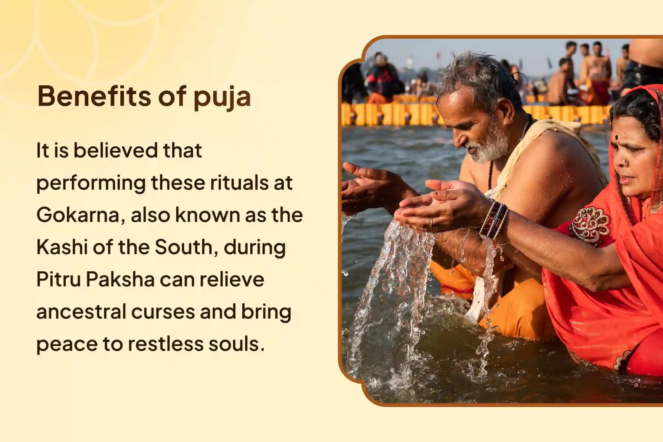 Gokarna Pitru Paksha Narayan Bali Special Narayan Bali Puja, Tripindi Shraadh, Pitru Dosh Shanti Puja to Seek Relief from Ancestral Curses and Bring Peace to Departed Souls