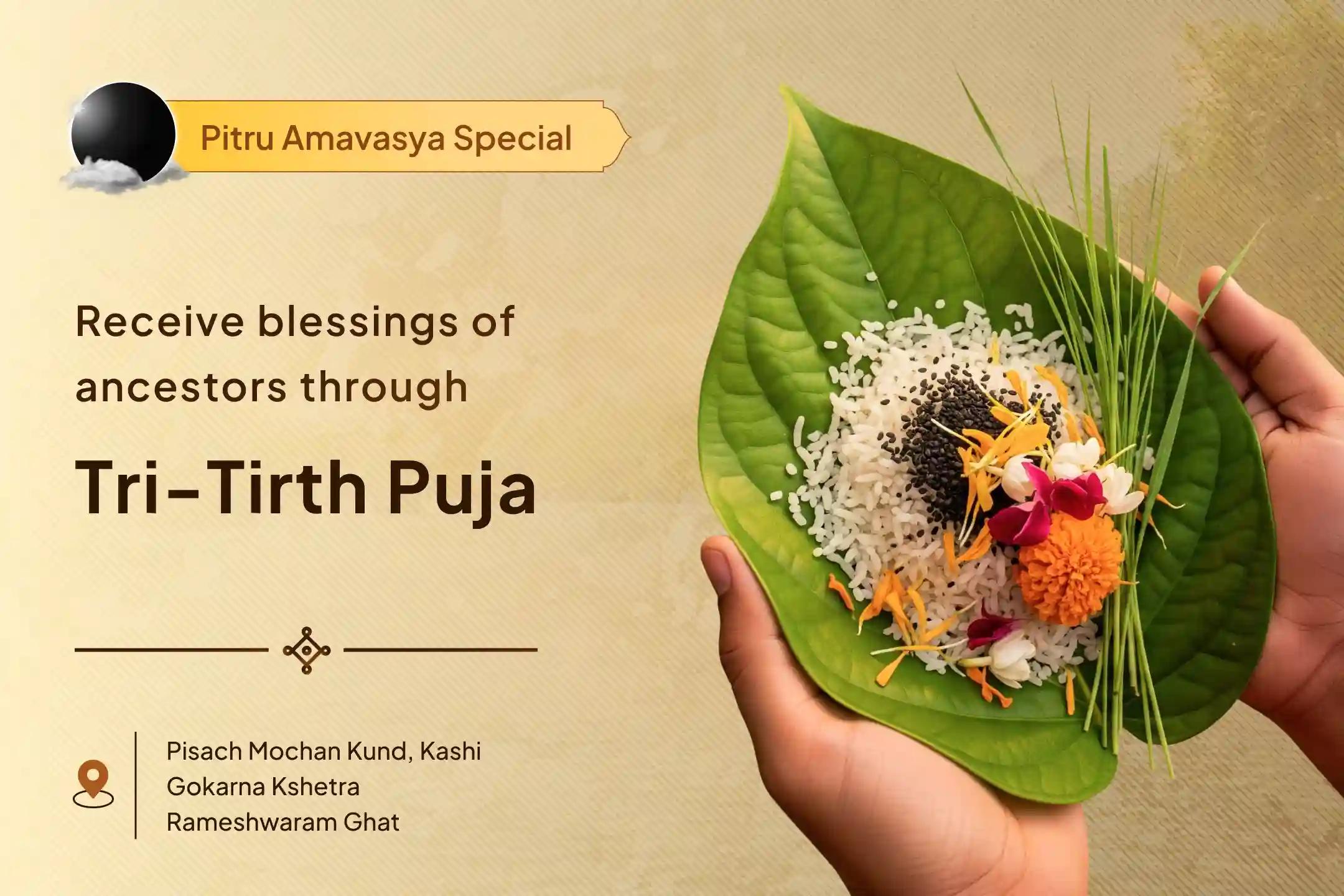 Mahalaya Grand Pitru Shanti Special Kashi-Rameshwaram Ghat-Gokarna Mahalaya Pitru Shanti Puja and Yagya for Ancestral Karmic Relief and Peaceful Life