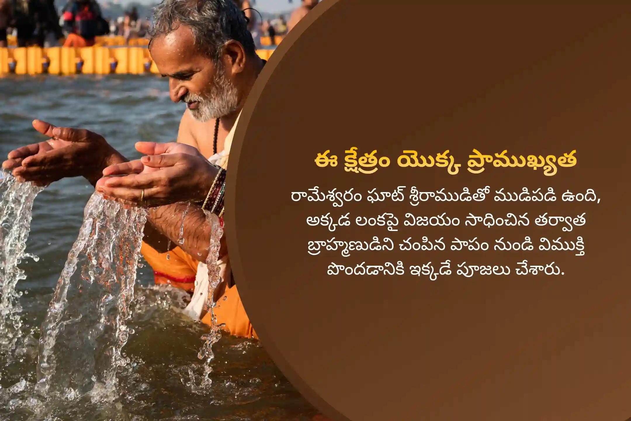 పూర్వీకుల ఆత్మ శాంతికి, కుటుంబంలో ఉండే కలహాల నుండి ఉపశమనం కోసం రామేశ్వరంలో పితృ శాంతి, తర్పణం, పితృ దోష శాంతి పూజ మరియు నువ్వుల తర్పణం నిర్వహించండి.