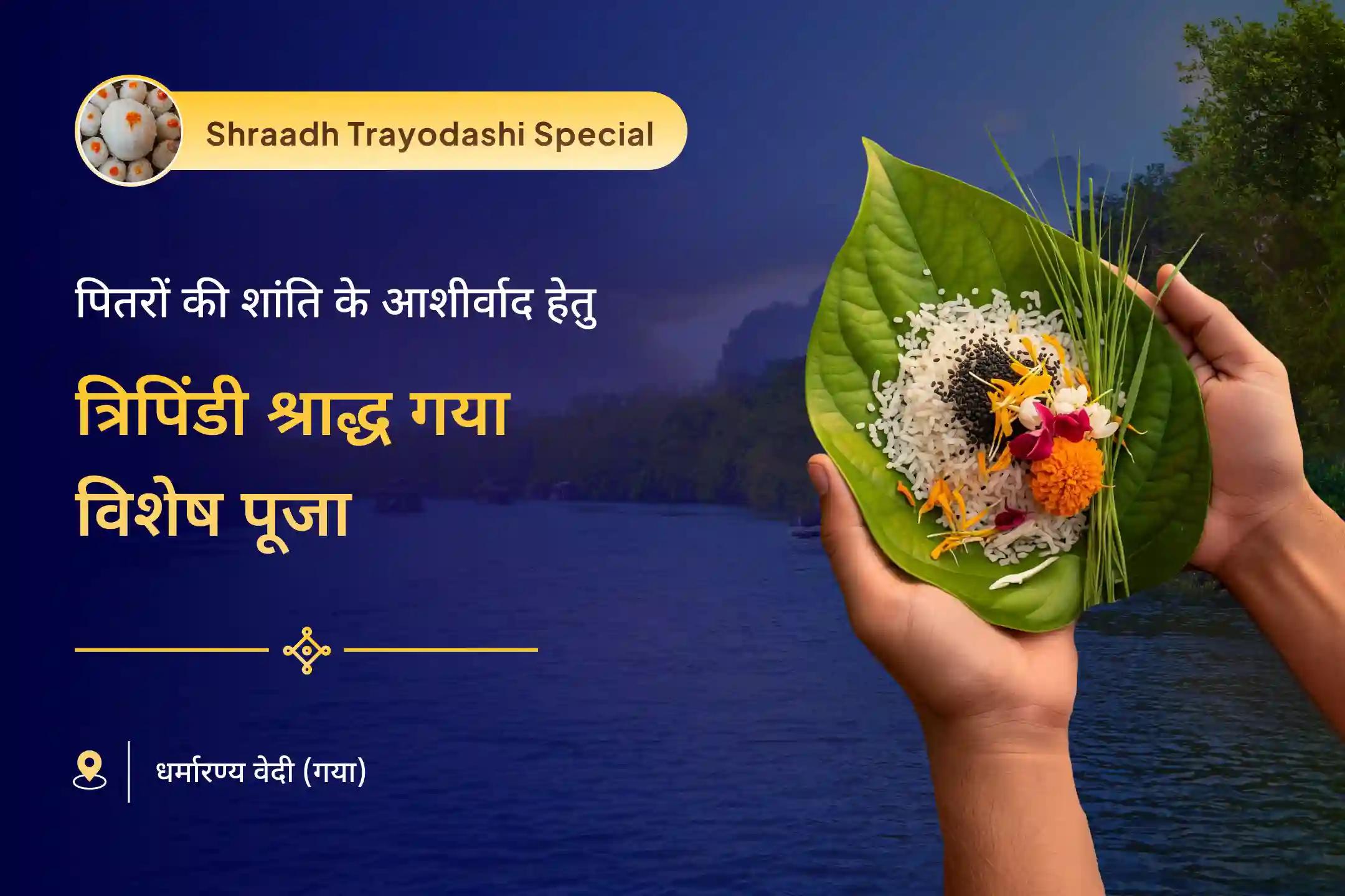 पूर्वजों की आत्मा शांति के लिए पिंडदान एवं त्रिपिंडी श्राद्ध गया विशेष त्रिपिंडी श्राद्ध, पिंड दान और तिल तर्पण