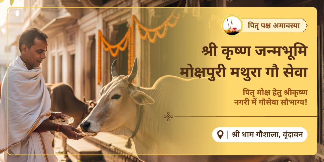 पितृ पक्ष के आखिरी दिन ज्ञात अज्ञात सभी पितरो को आत्मिक तृप्ति प्रदान करें - सप्त मोक्ष पुरियों में शामिल कृष्ण नगरी मथुरा गौ माता की सेवा करें!
