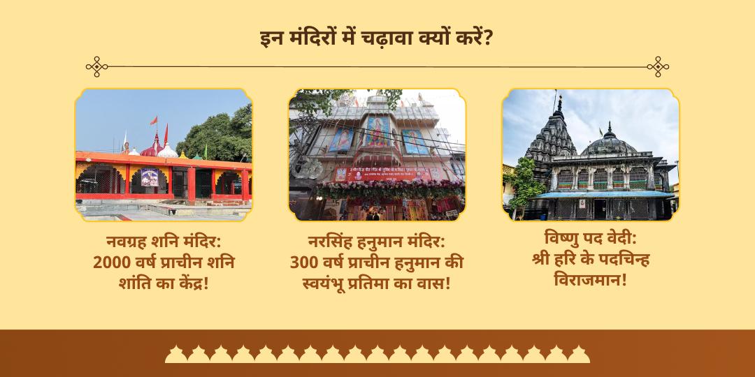 पितृ पक्ष महा सप्तमी-शनिवार सर्वबाधा नाशक विष्णु, शनि, हनुमान 3 मंदिर चढ़ावा