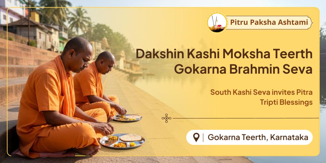 Invoke Pitru Shanti on Ashtami with sacred Brahmin Seva at Gokarna, Shiva’s abode for liberation blessings!