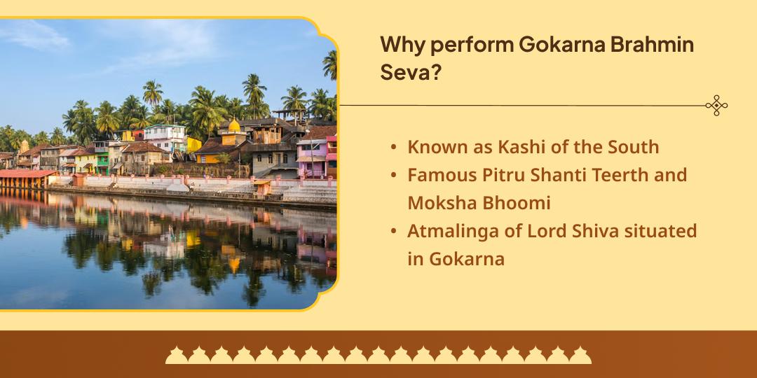 Pitru Paksha Ashtami 'Dakshin Kashi' Moksha Teerth Gokarna Brahmin Seva