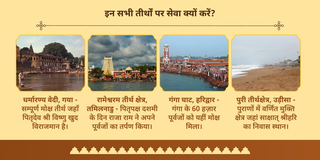 पितृ पक्ष एकादशी गया, हरिद्वार, पुरी एवं रामेश्वरम पंडा-ब्राह्मण सेवा