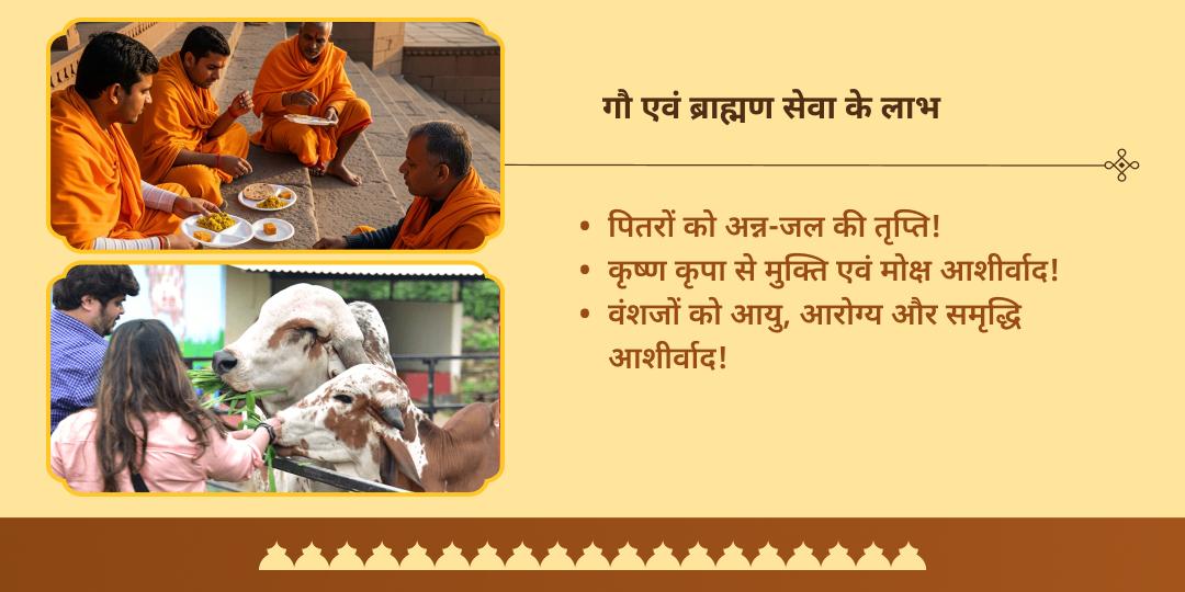 सर्व पितृ महालया अमावस्या मोक्षपुरी मथुरा गौ एवं ब्राह्मण सेवा