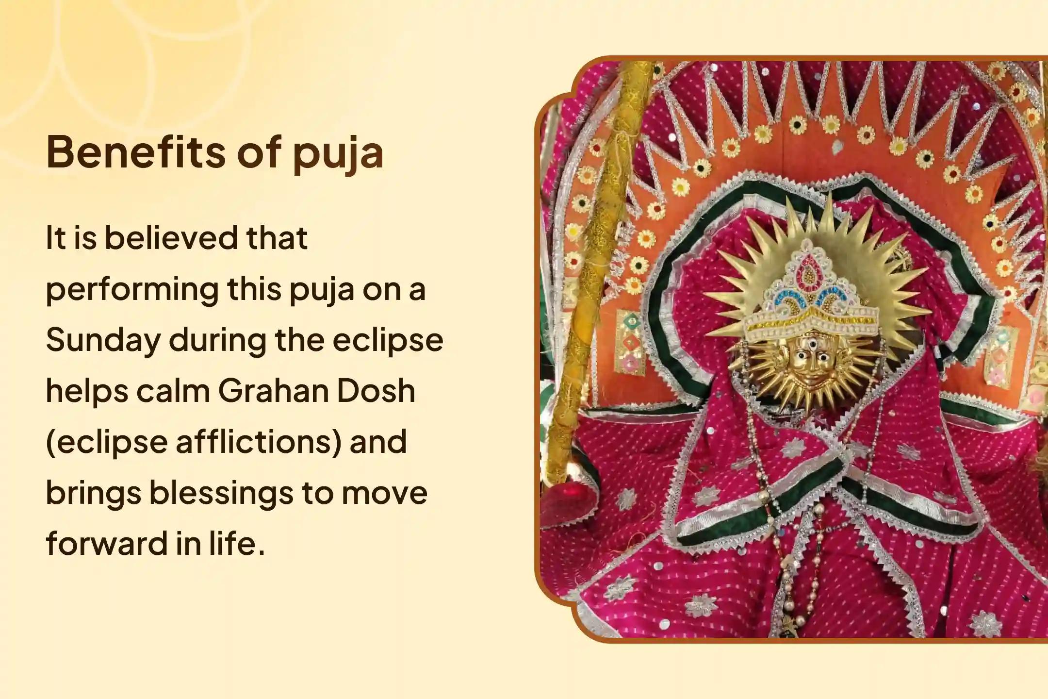 Surya Grahan Mahalaya Amavasya Special Surya Grahan Rahu–Ketu Shanti Mahapuja and 51 Aditya Hridaya Stotra Path for Solar Energy Restoration and Eclipse Protection