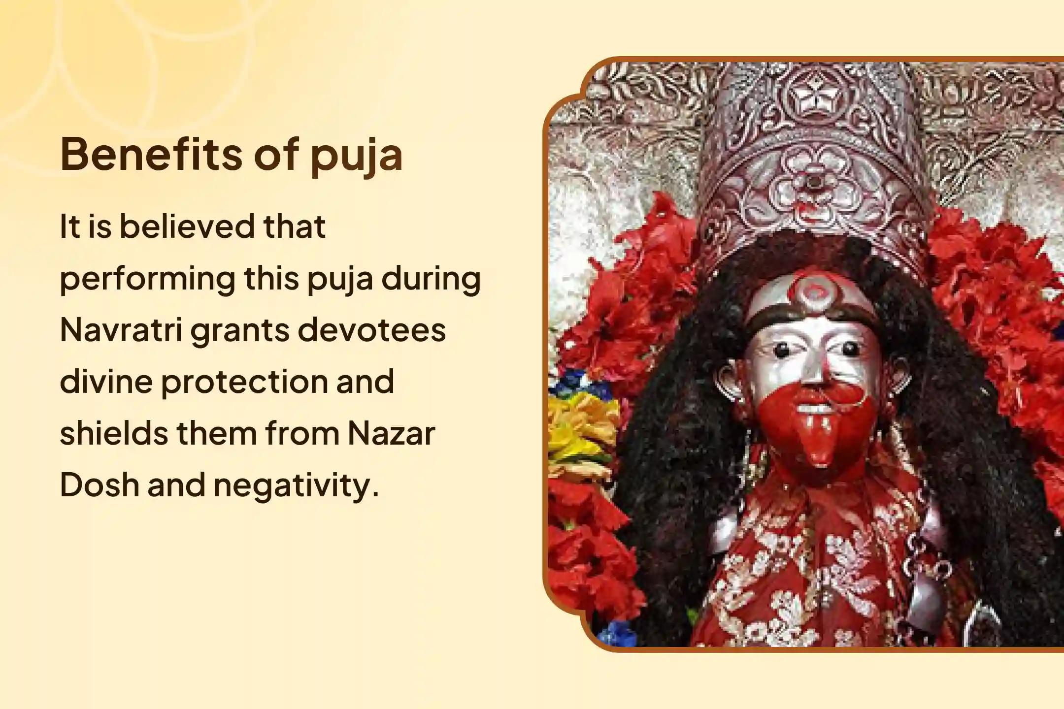 Navratri Devi Suraksha Prapti Special Nazar Dosha Shanti Raksha Kavach Tantrokta Yagya and Maa Tara Tarini Puja to Repel Nazar Dosha and Negative Energy