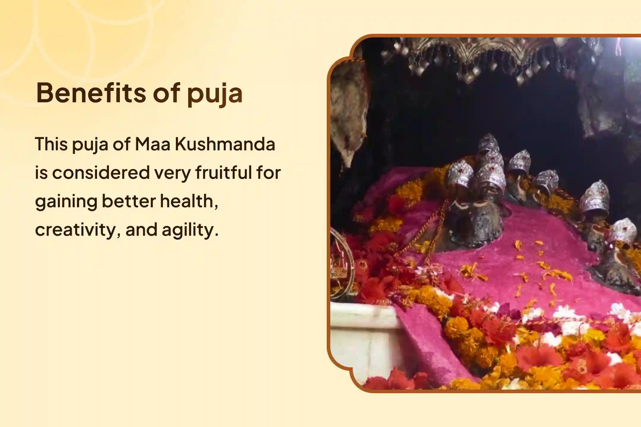 Navratri Fourth Day Maa Kushmanda Special Kushmanda Shakti Puja and 10,000 Navarna Mantra Jaap to get blessings of health, vitality, and creative energy in life