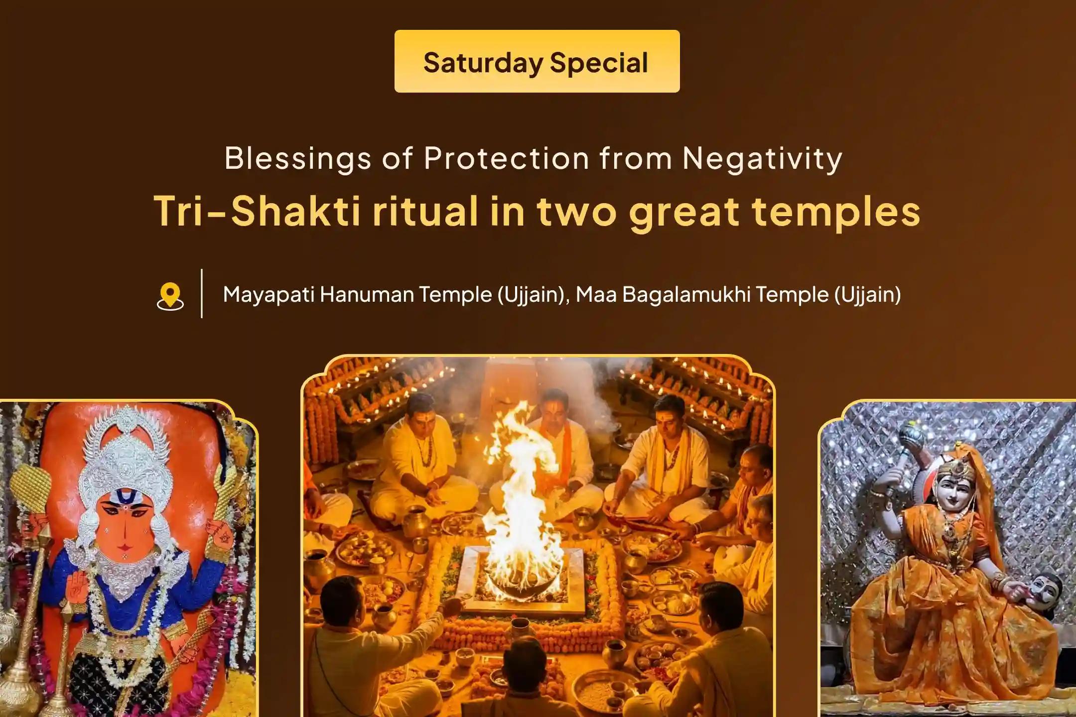 Bagalamukhi-Shani Vijay Havan: Tantra Yukta Shatru Stambhan 1008 Hanuman Sankat Mochan Ashtak Path, Shani Til Tel Abhishek and Maa Bagalamukhi Tantra Yukta Havan to Get Blessings for Victory over Enemies and in Court Cases